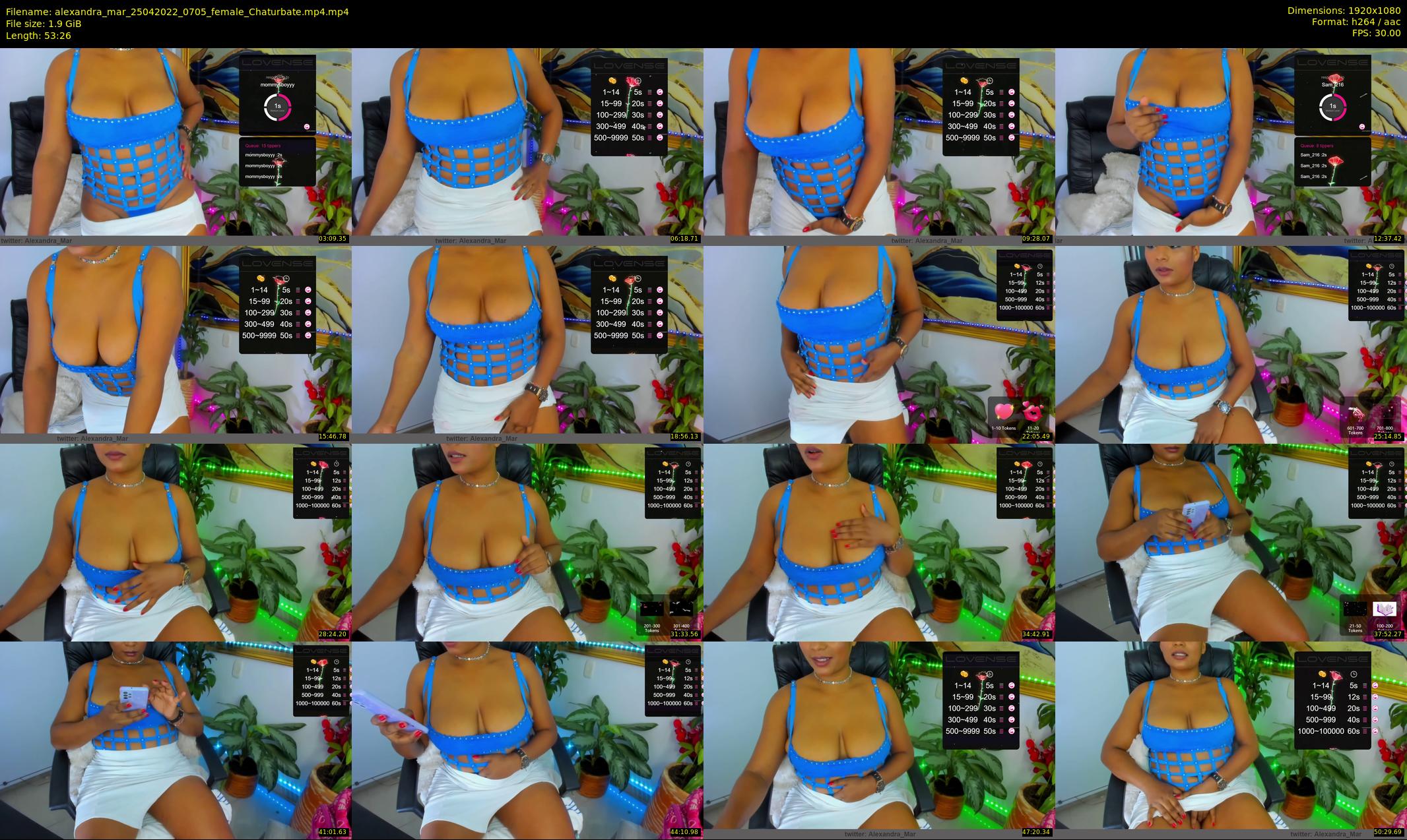 alexandra_mar — 54 minute Chaturbate female cam show recording, 1080p, Apr 25, 2022