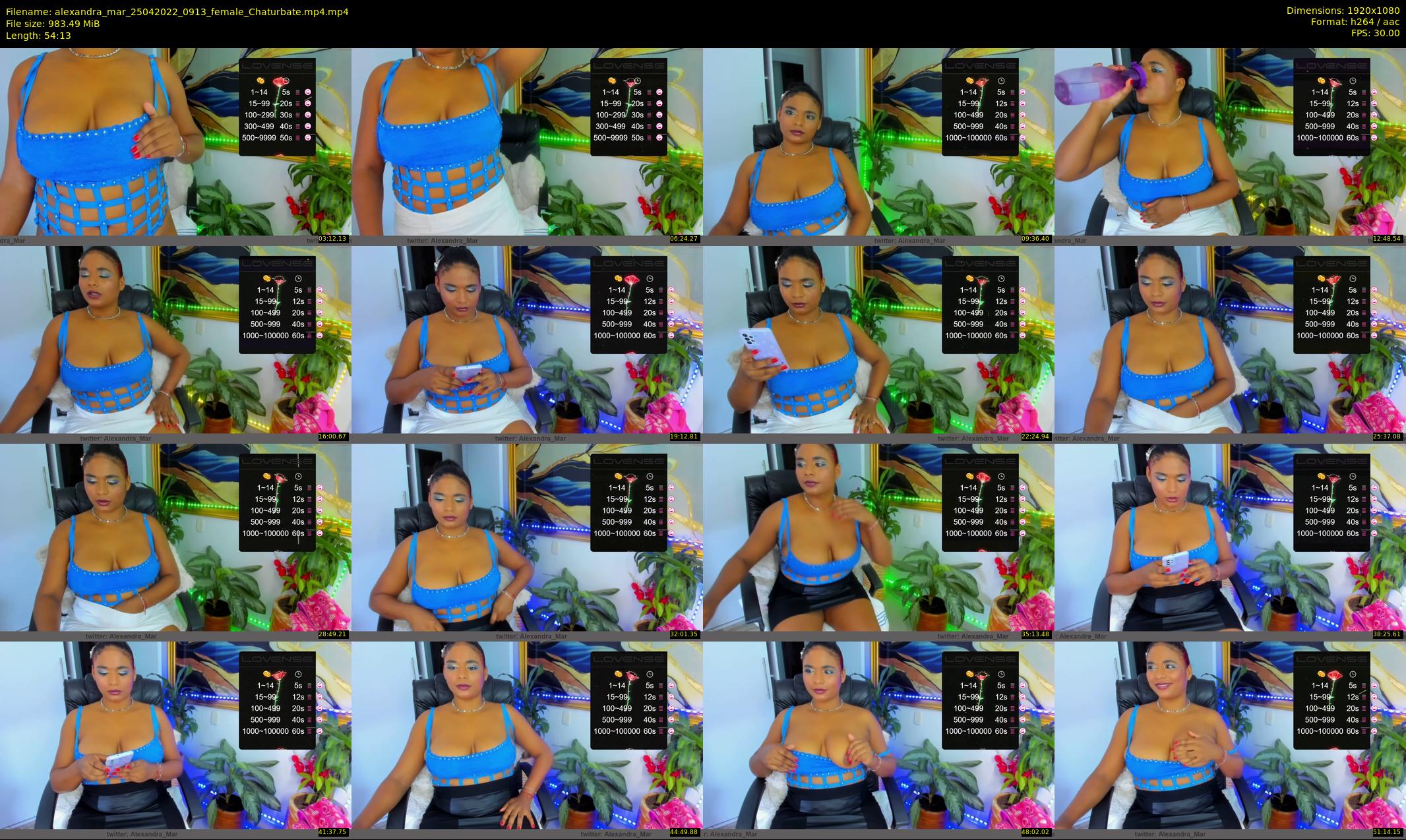 alexandra_mar — 55 minute Chaturbate female cam show recording, 1080p, Apr 25, 2022