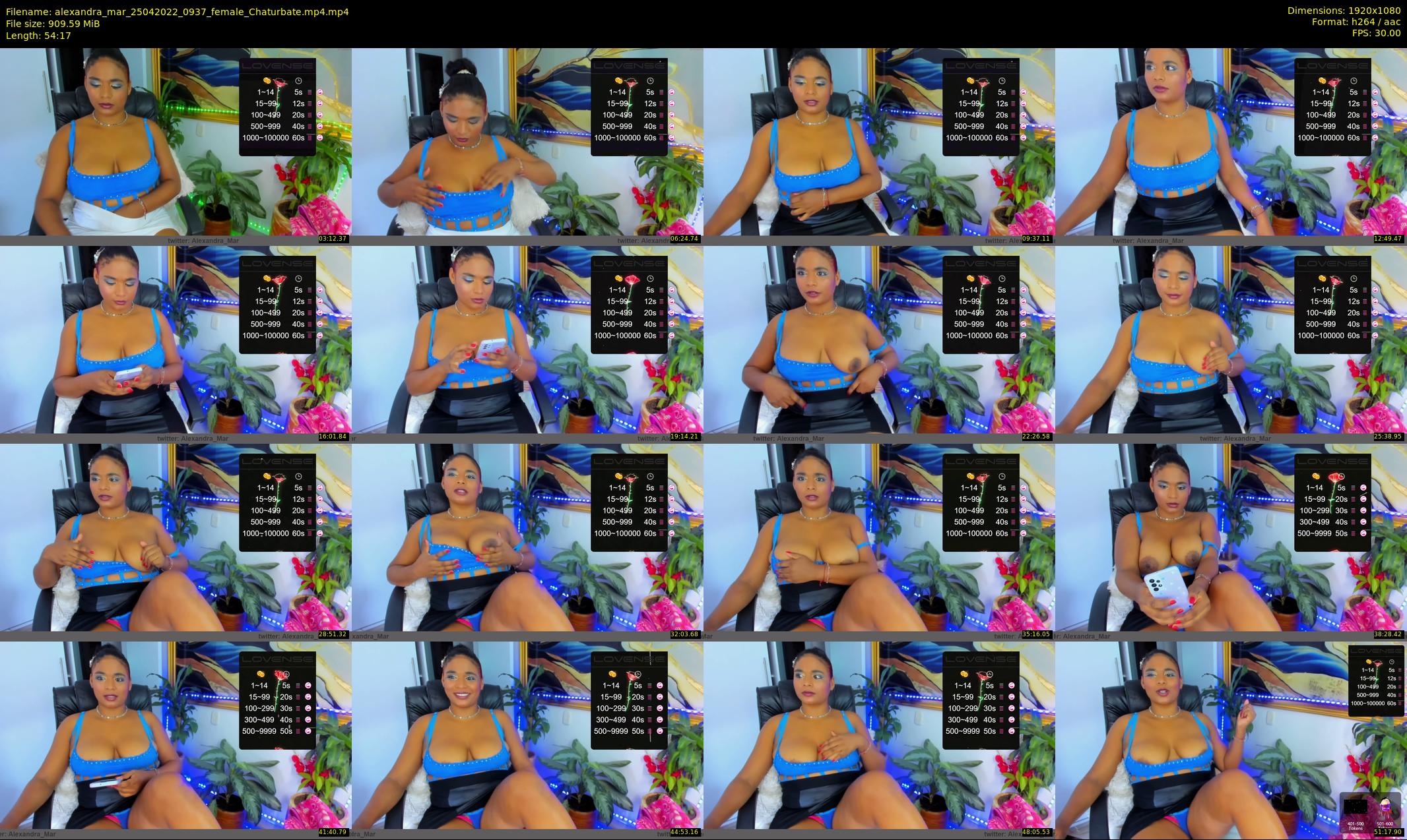 alexandra_mar — 55 minute Chaturbate female cam show recording, 1080p, Apr 25, 2022