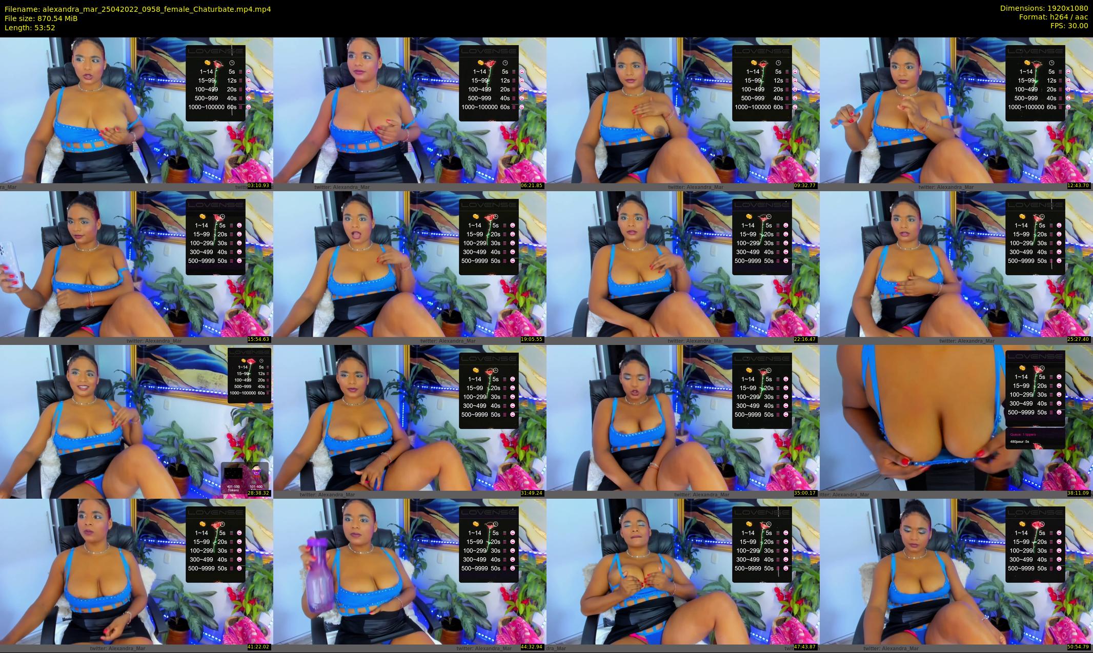 alexandra_mar — 54 minute Chaturbate female cam show recording, 1080p, Apr 25, 2022