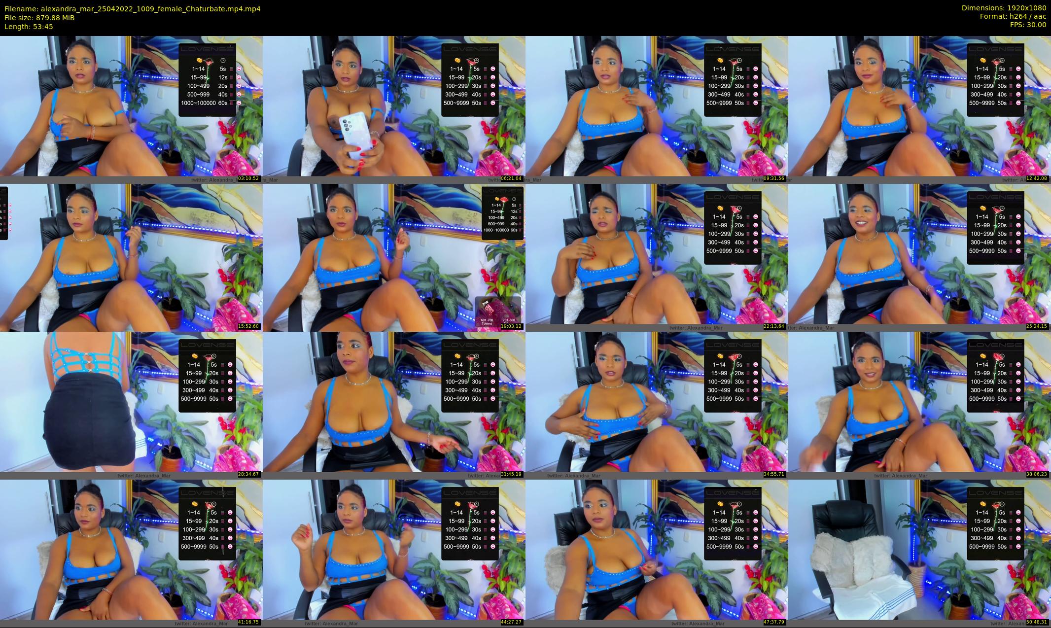 alexandra_mar — 54 minute Chaturbate female cam show recording, 1080p, Apr 25, 2022