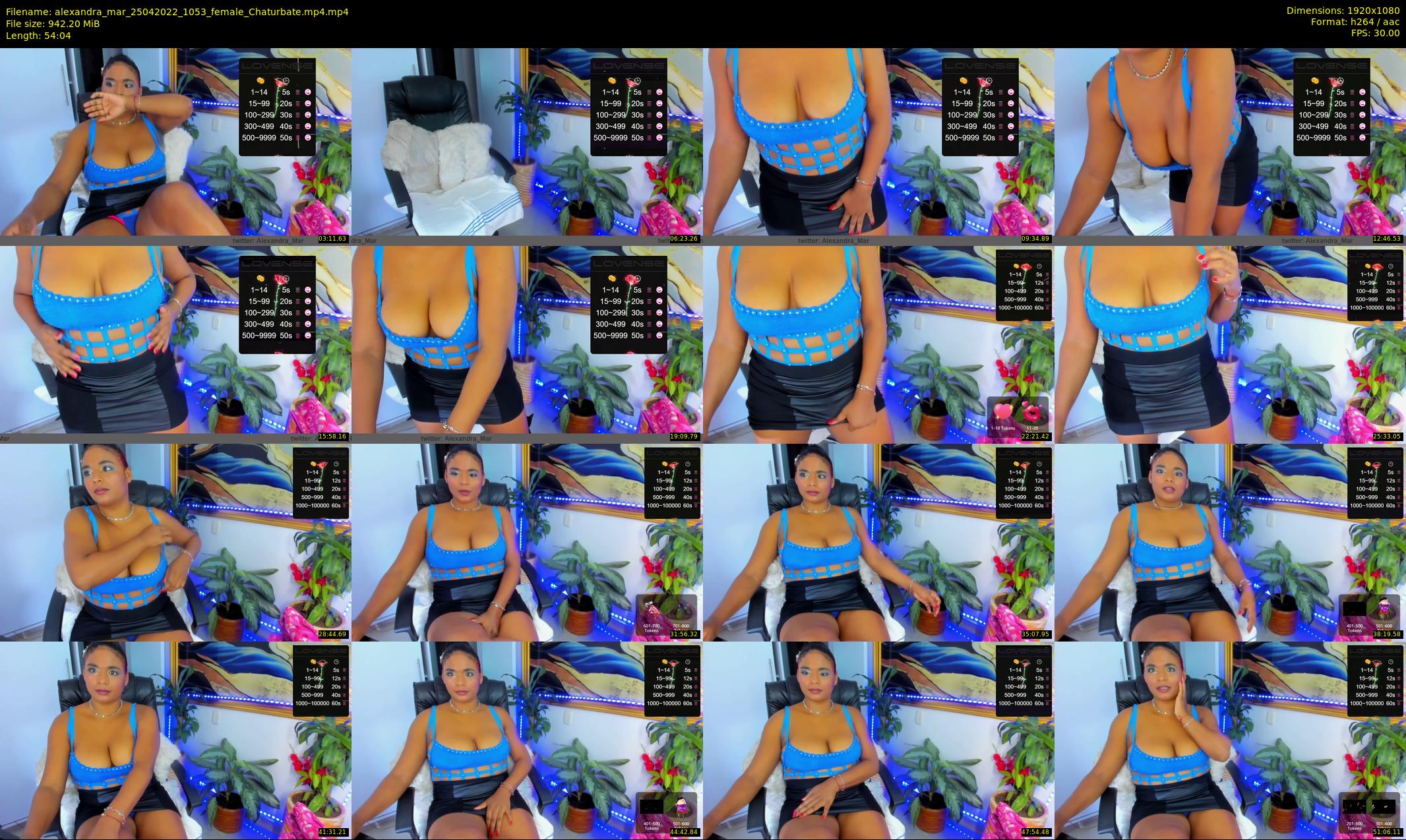 alexandra_mar — 55 minute Chaturbate female cam show recording, 1080p, Apr 25, 2022