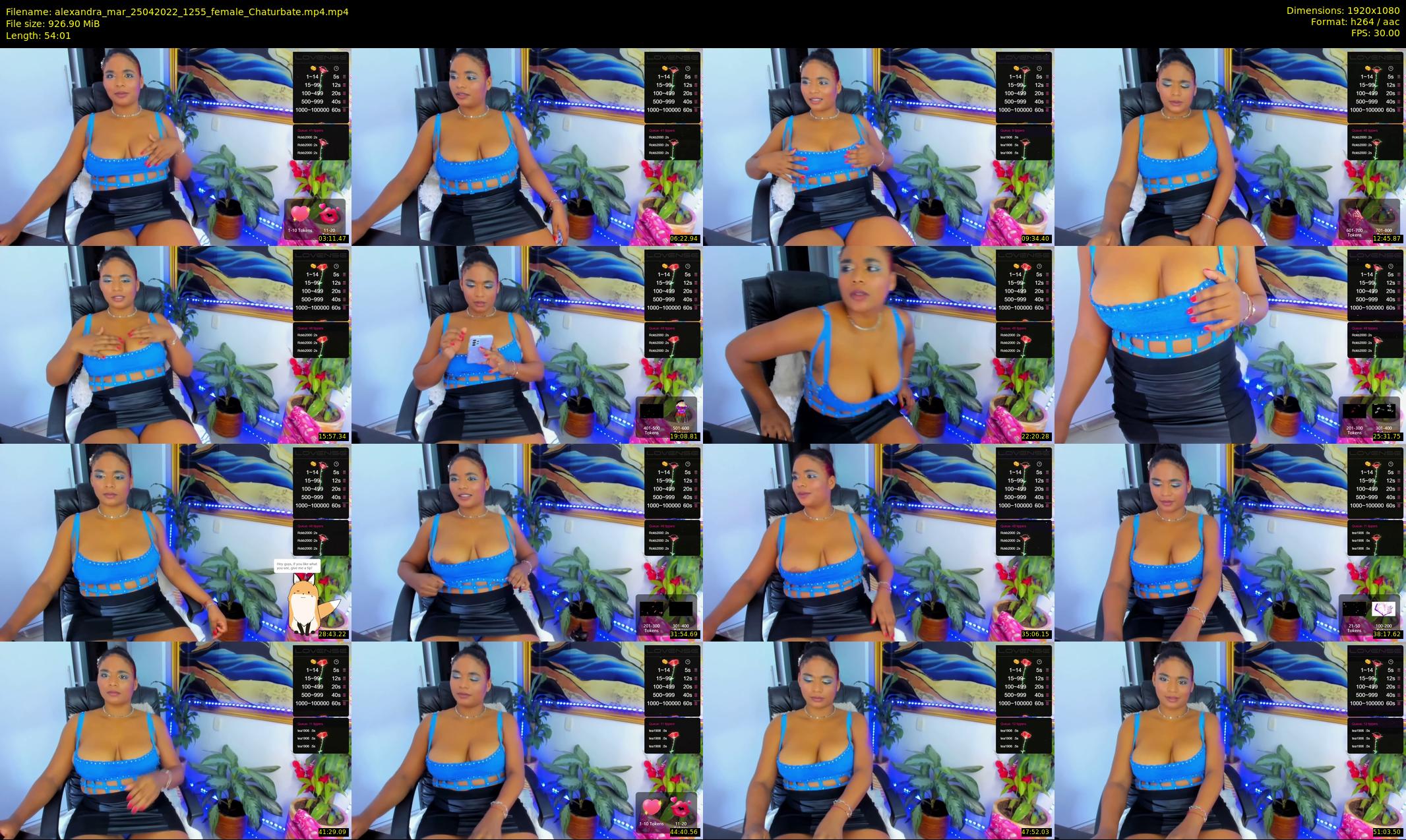 alexandra_mar — 55 minute Chaturbate female cam show recording, 1080p, Apr 25, 2022