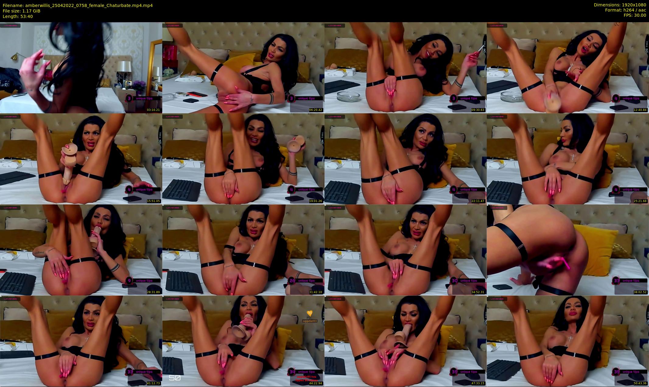 amberwillis — 54 minute Chaturbate female cam show recording, 1080p, Apr 25, 2022