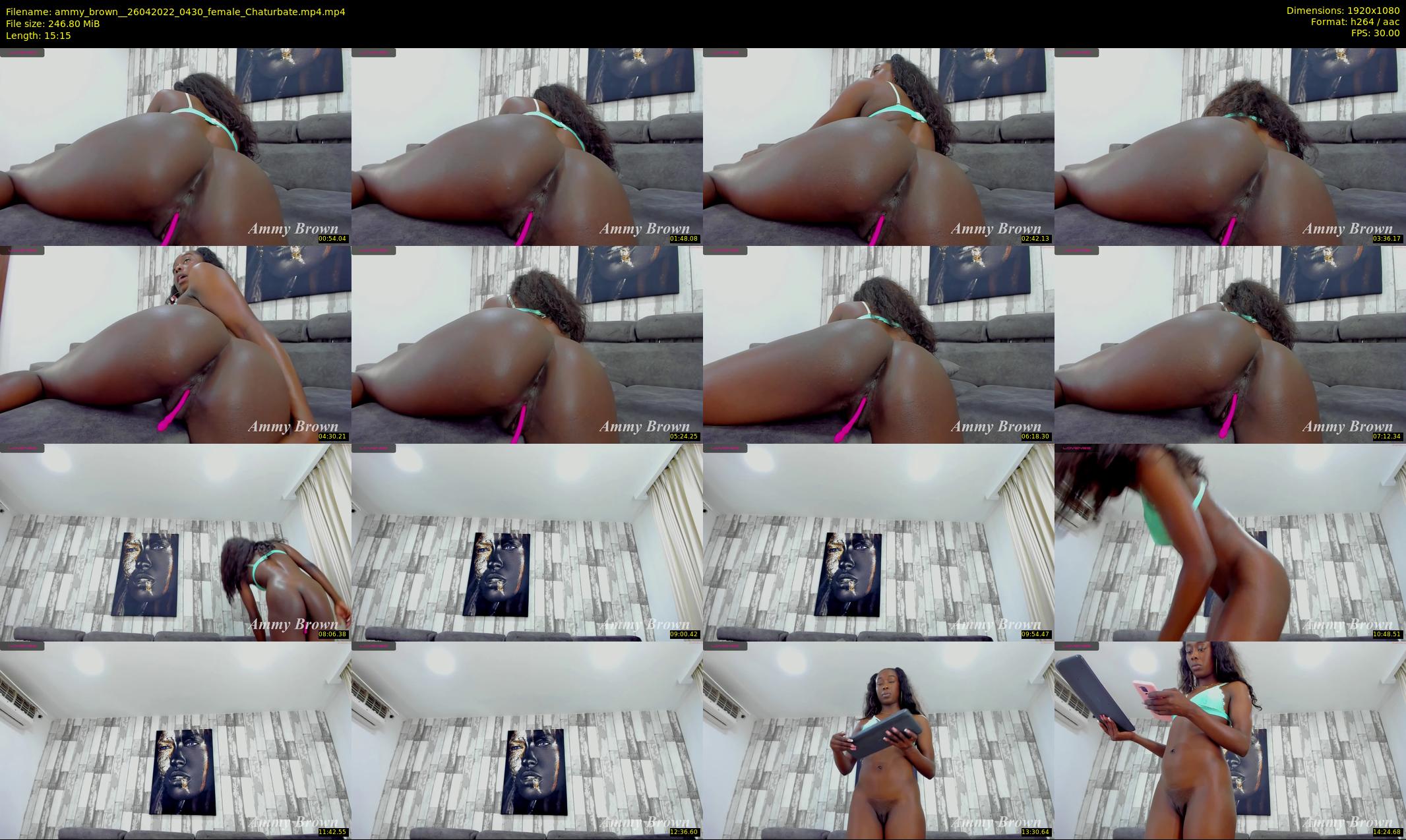 ammy_brown_ — 16 minute Chaturbate female cam show recording, 1080p, Apr 26, 2022