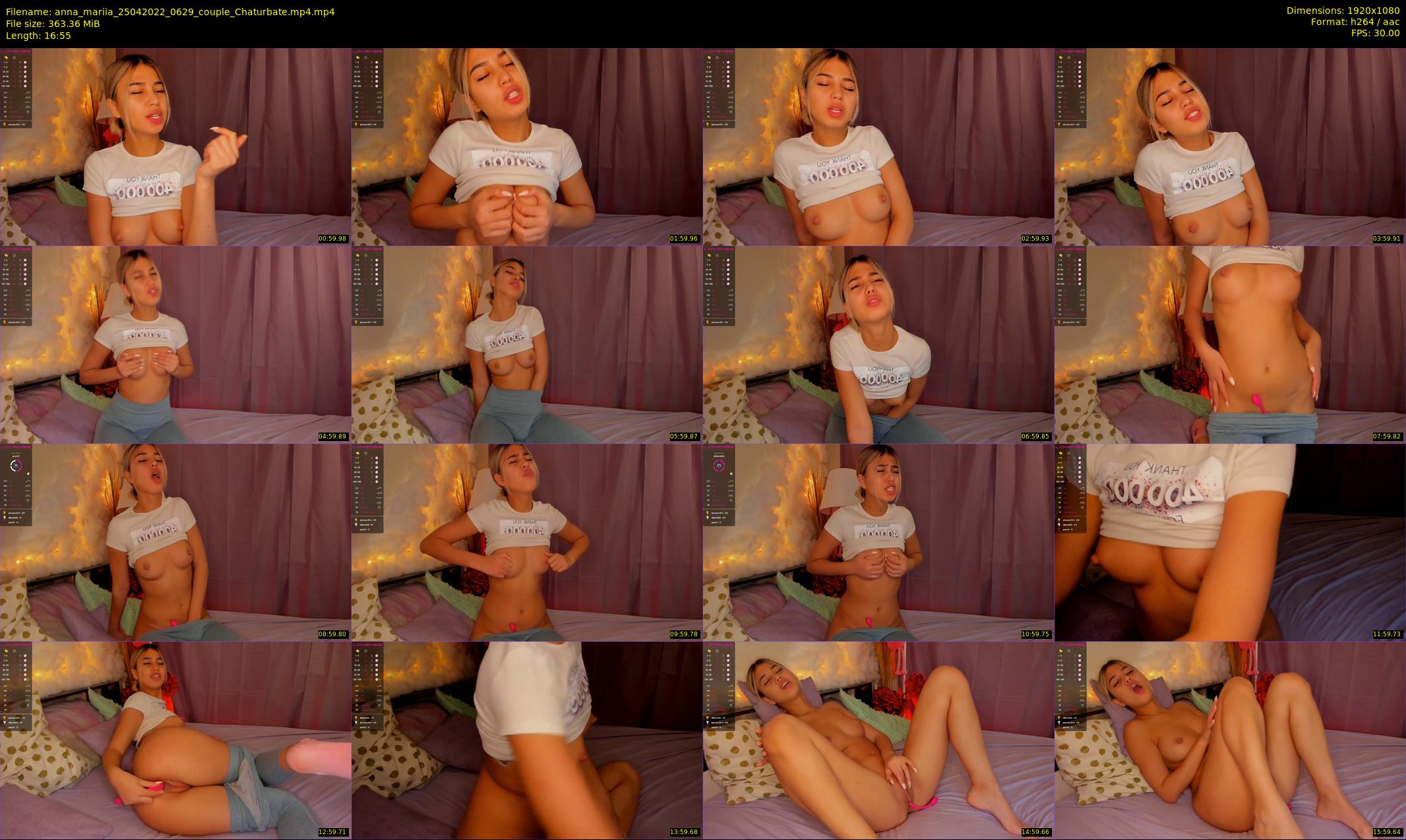 anna_mariia — 17 minute Chaturbate couple cam show recording, 1080p, Apr 25, 2022