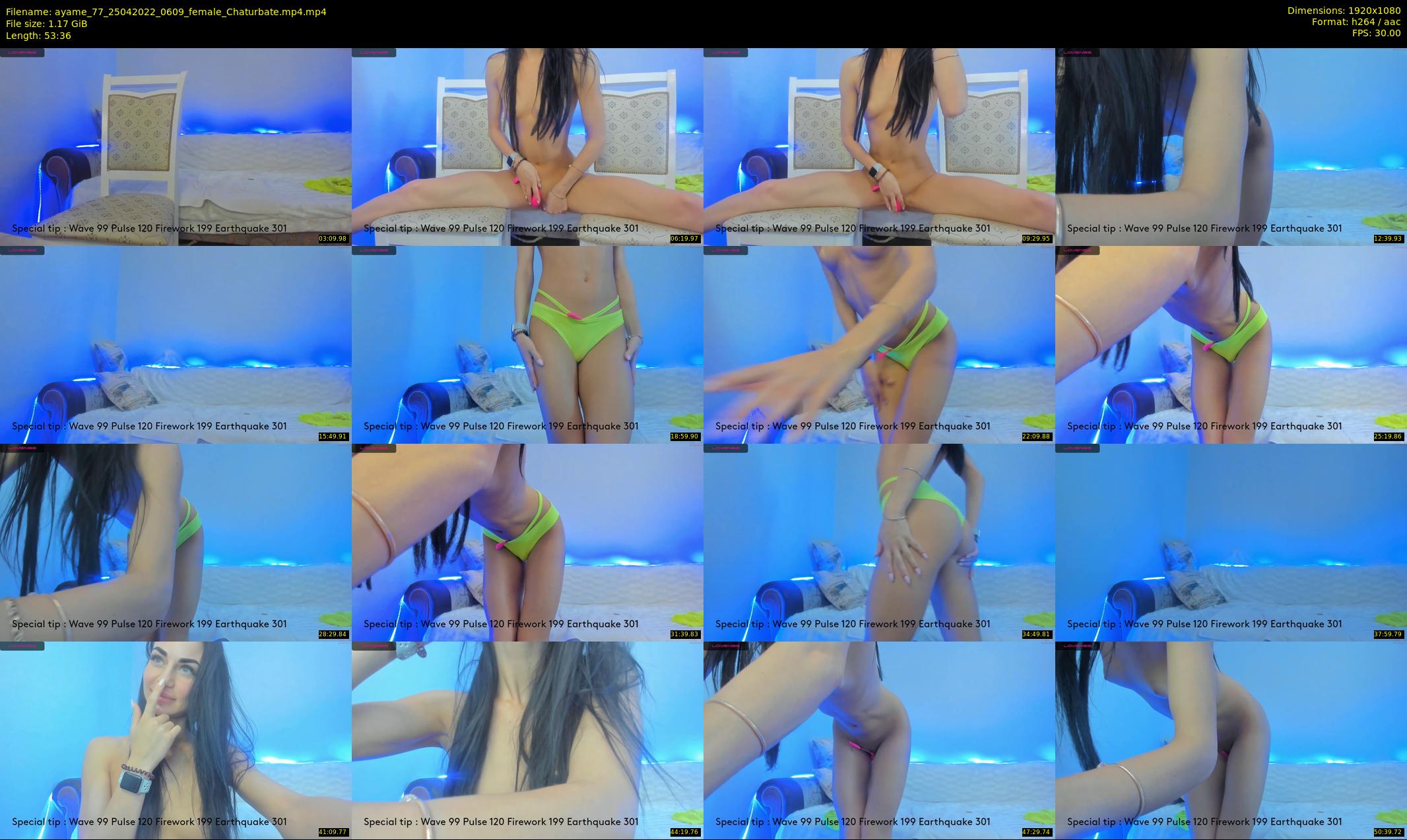 ayame_77 — 54 minute Chaturbate female cam show recording, 1080p, Apr 25, 2022
