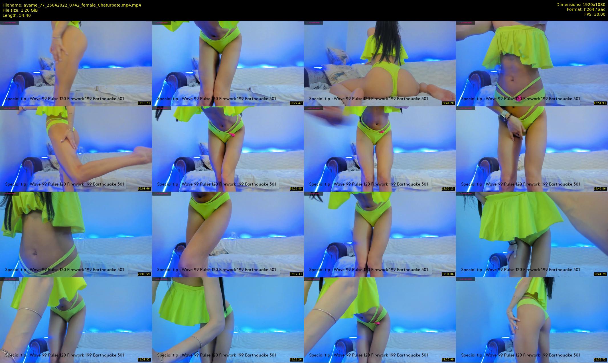 ayame_77 — 55 minute Chaturbate female cam show recording, 1080p, Apr 25, 2022