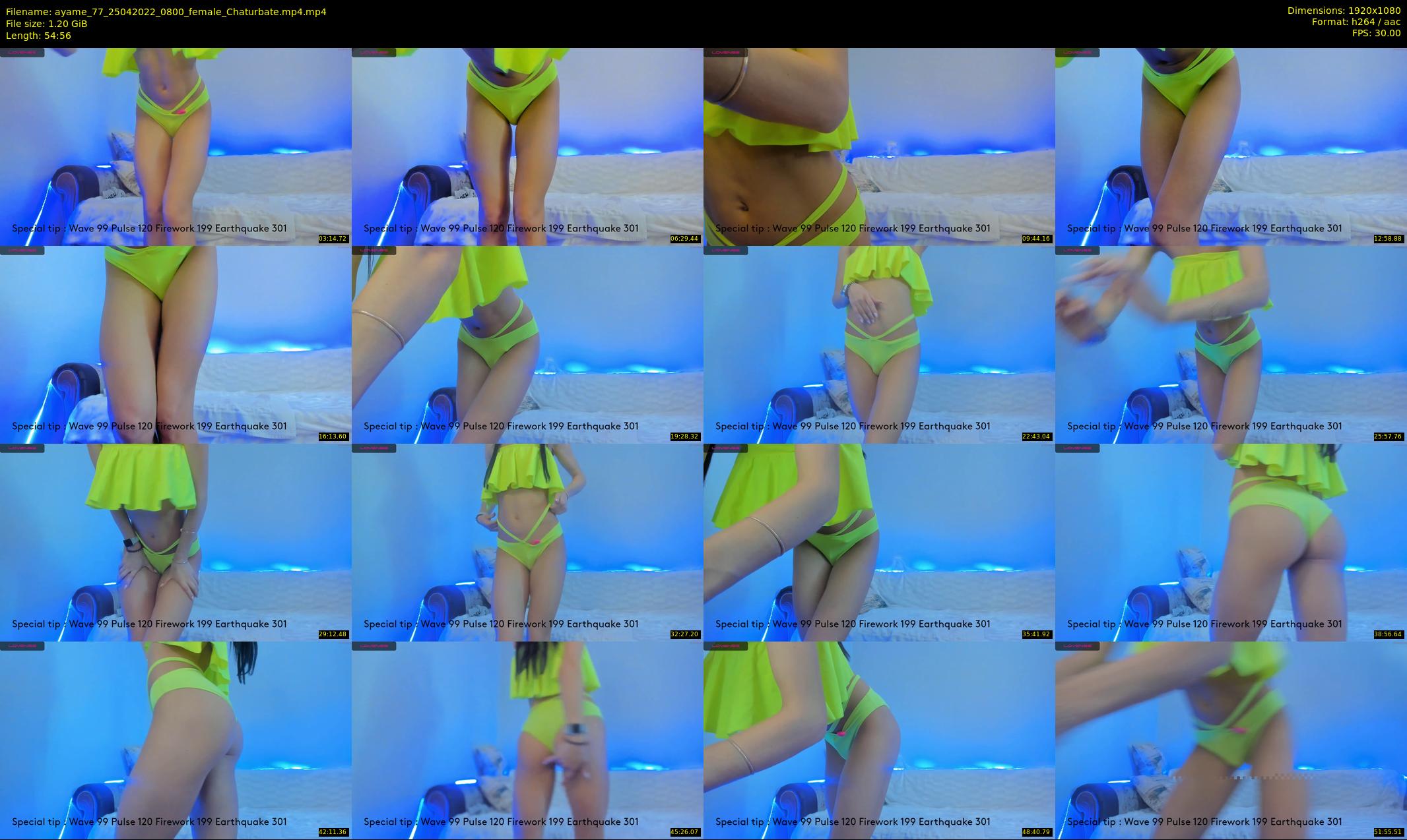 ayame_77 — 55 minute Chaturbate female cam show recording, 1080p, Apr 25, 2022
