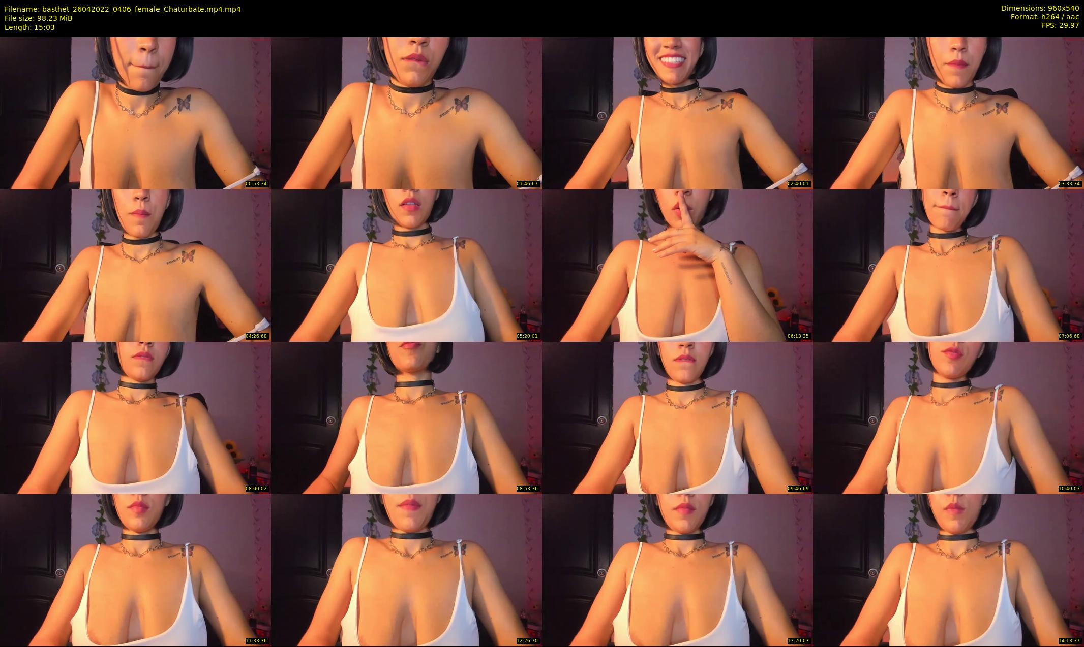 basthet — 16 minute Chaturbate female cam show recording, 480p, Apr 26, 2022