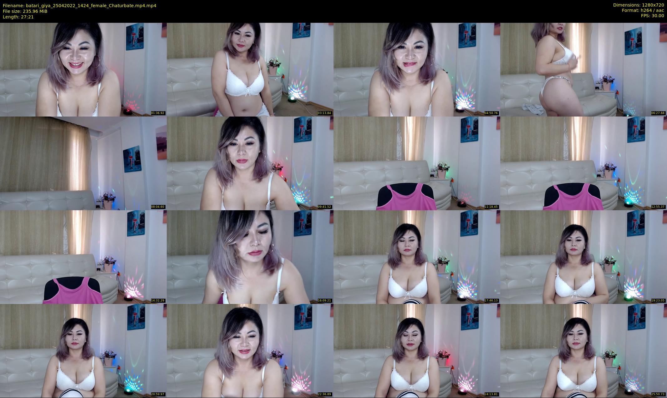 batari_giya — 28 minute Chaturbate female cam show recording, 720p, Apr 25, 2022