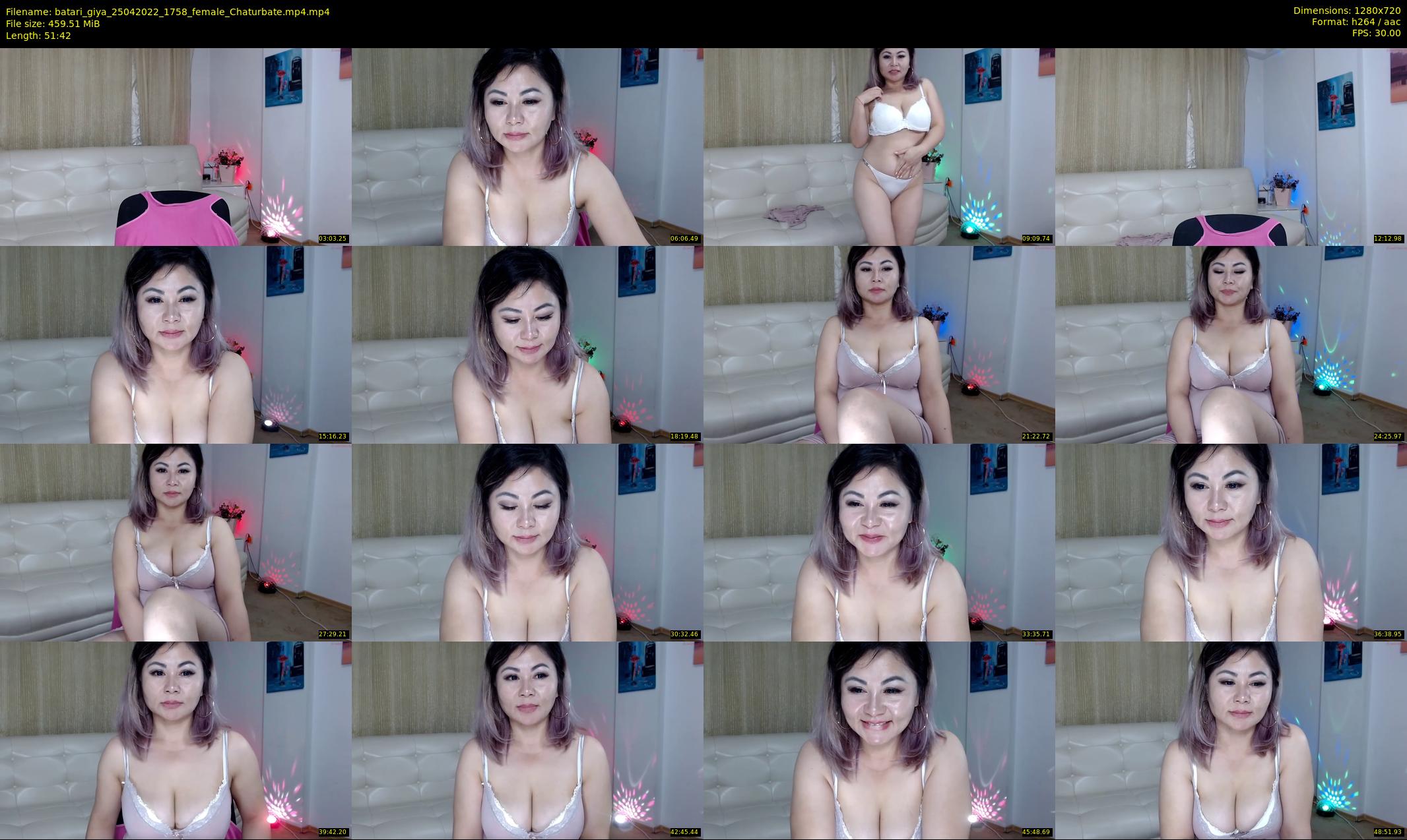 batari_giya — 52 minute Chaturbate female cam show recording, 720p, Apr 25, 2022