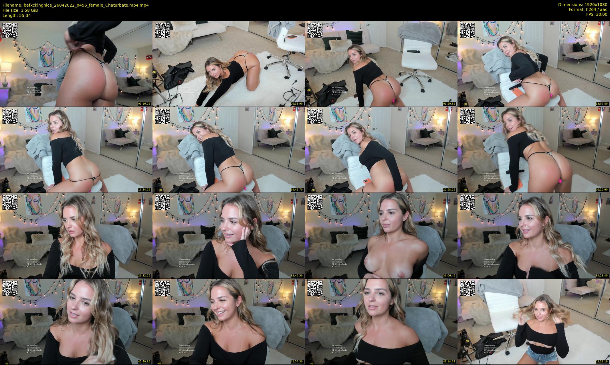 befxckingnice — 56 minute Chaturbate female cam show recording, 1080p, Apr 26, 2022