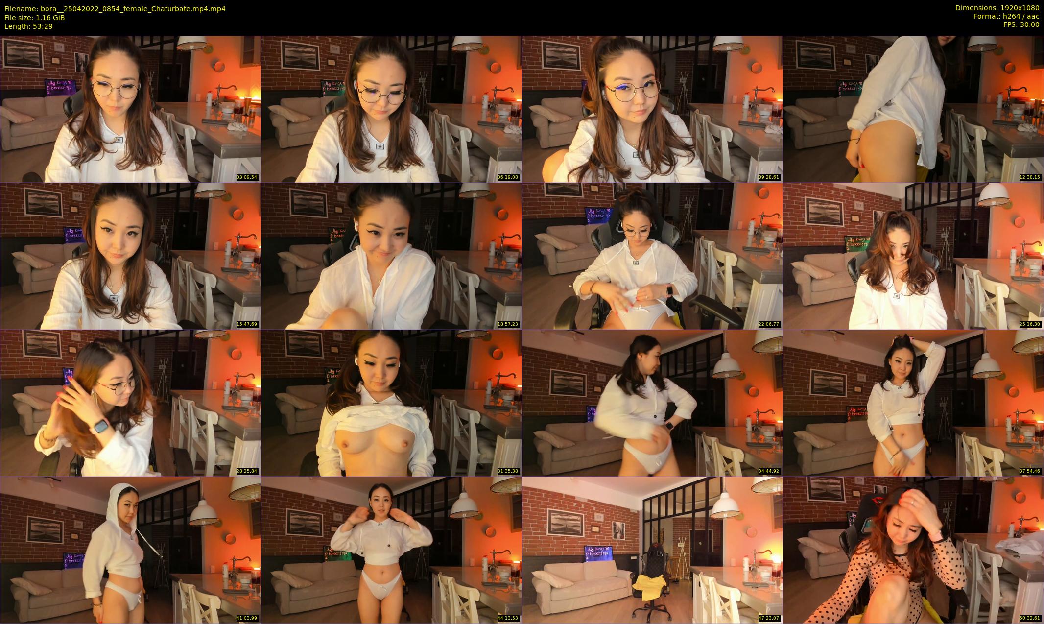 bora_ — 54 minute Chaturbate female cam show recording, 1080p, Apr 25, 2022