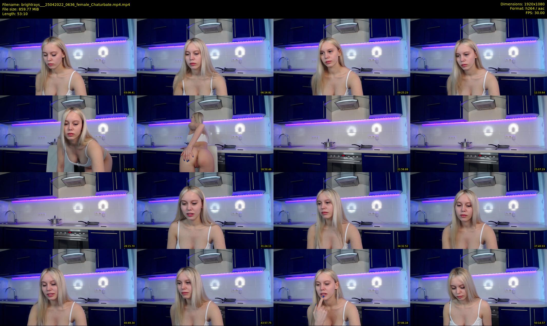 brightrays__ — 54 minute Chaturbate female cam show recording, 1080p, Apr 25, 2022