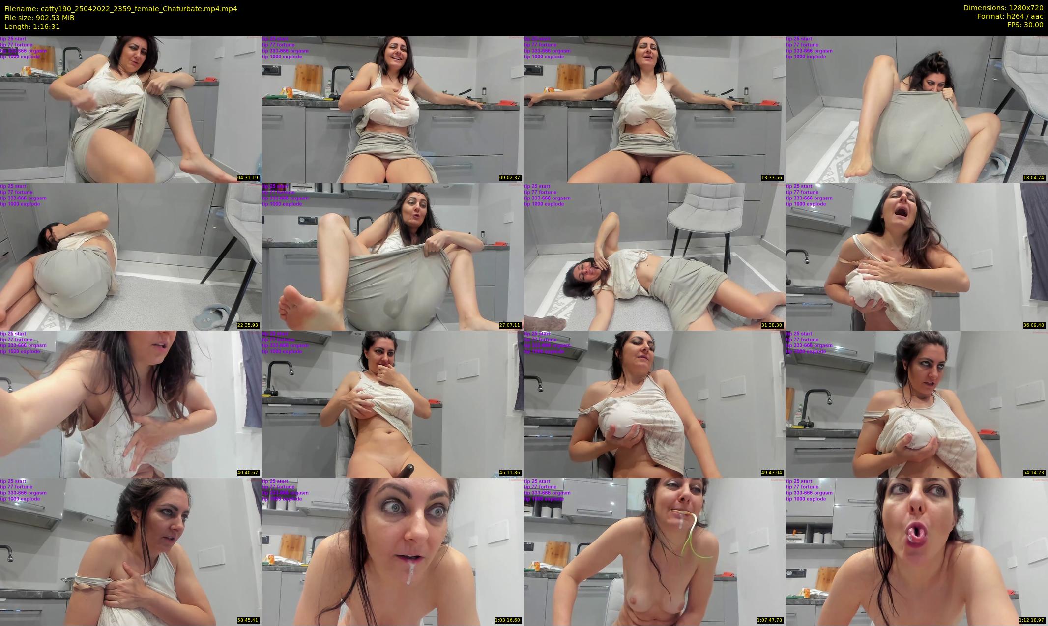catty190 — 77 minute Chaturbate female cam show recording, 720p, Apr 25, 2022