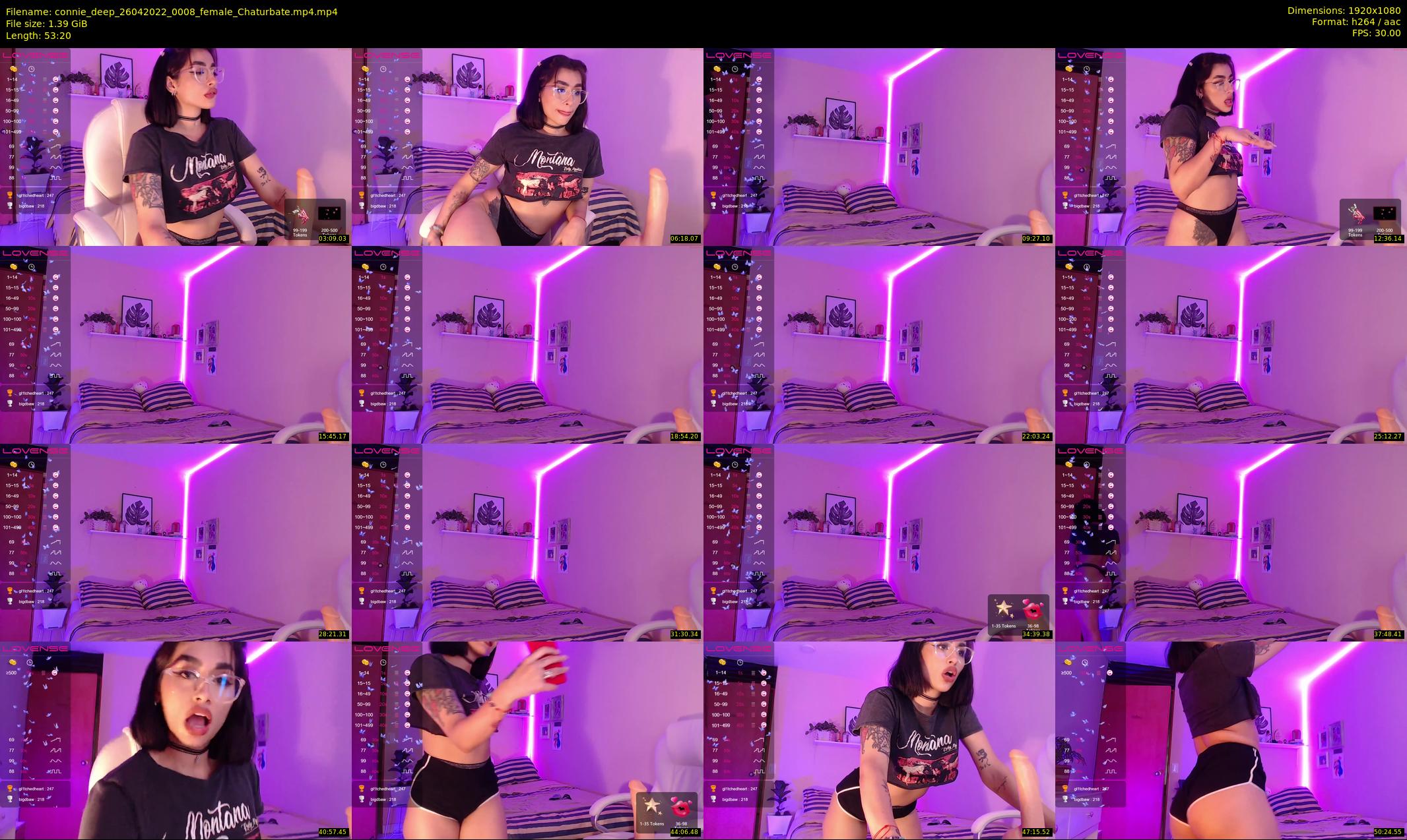 connie_deep — 54 minute Chaturbate female cam show recording, 1080p, Apr 26, 2022