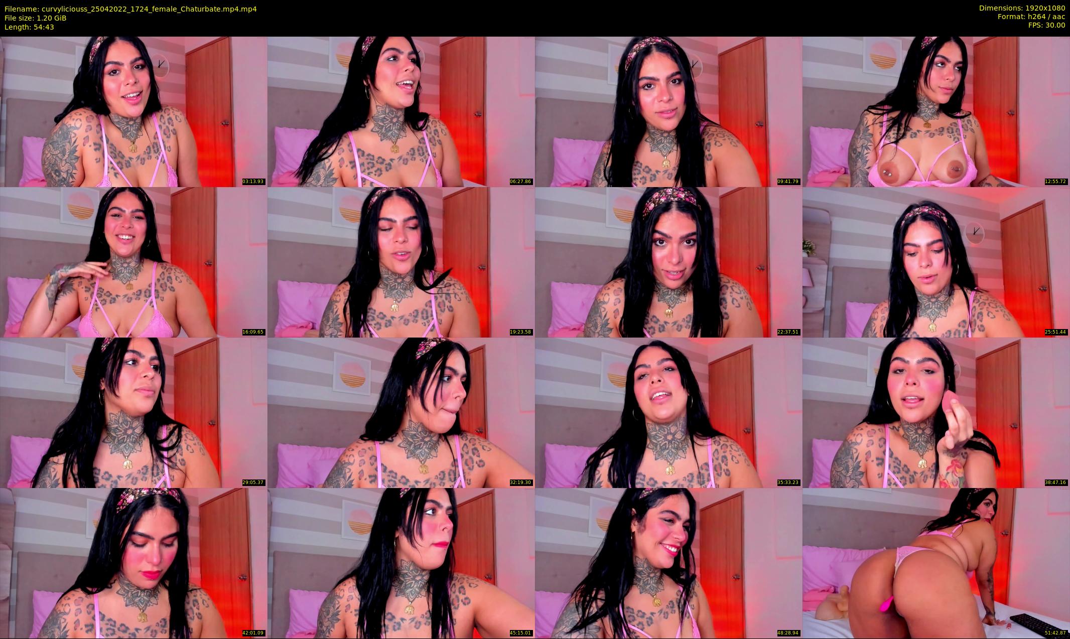 curvyliciouss — 55 minute Chaturbate female cam show recording, 1080p, Apr 25, 2022