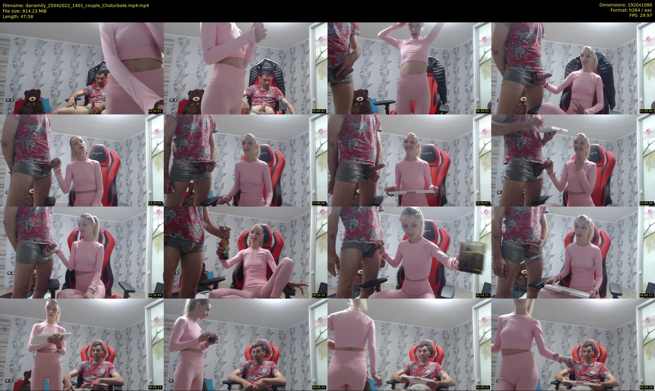 danamily — 48 minute Chaturbate female cam show recording, 1080p, Apr 25, 2022