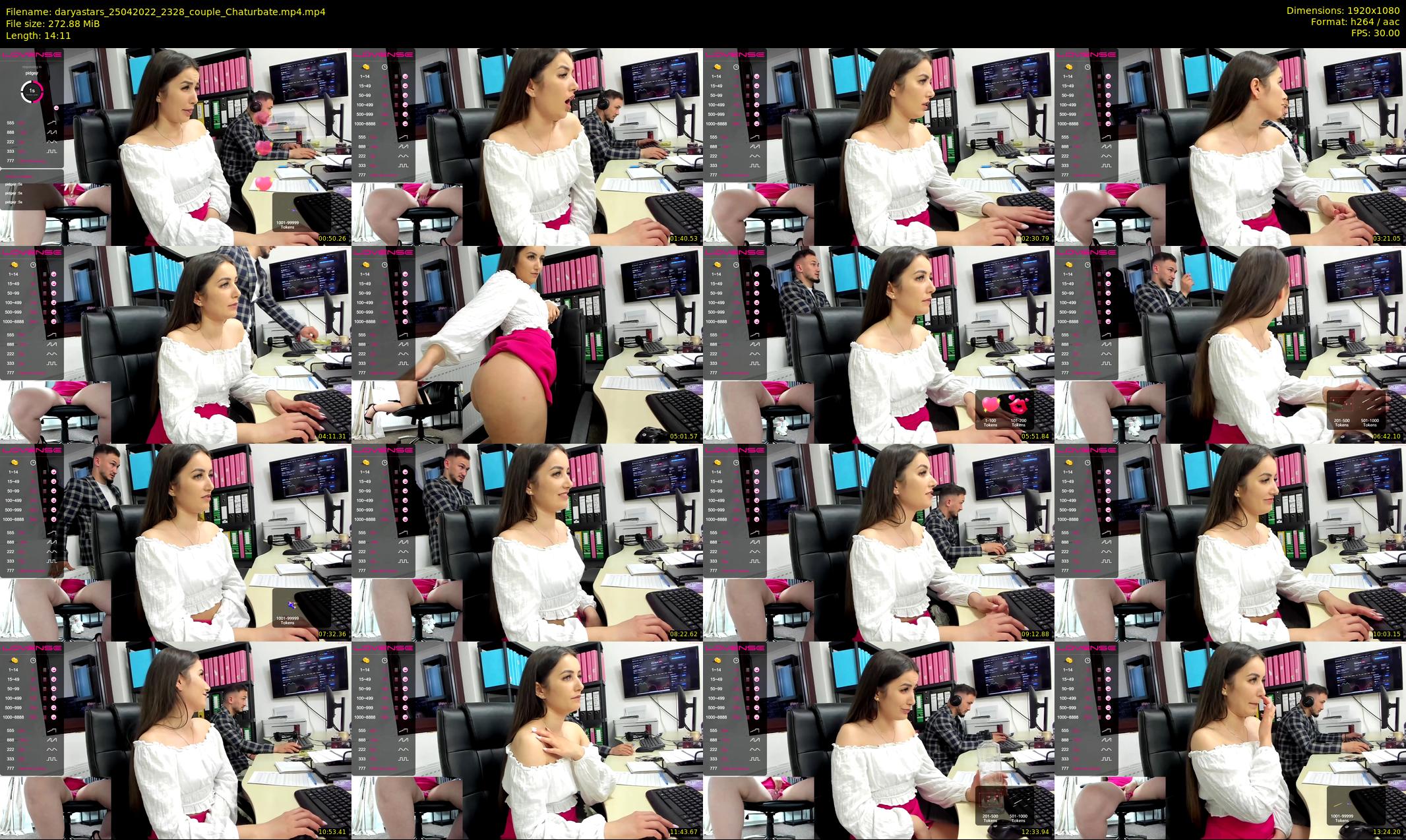 daryastars — 15 minute Chaturbate couple cam show recording, 1080p, Apr 25, 2022