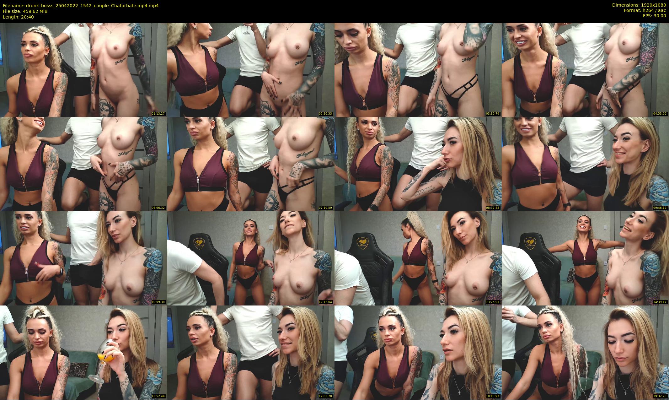 drunk_bosss — 21 minute Chaturbate couple cam show recording, 1080p, Apr 25, 2022