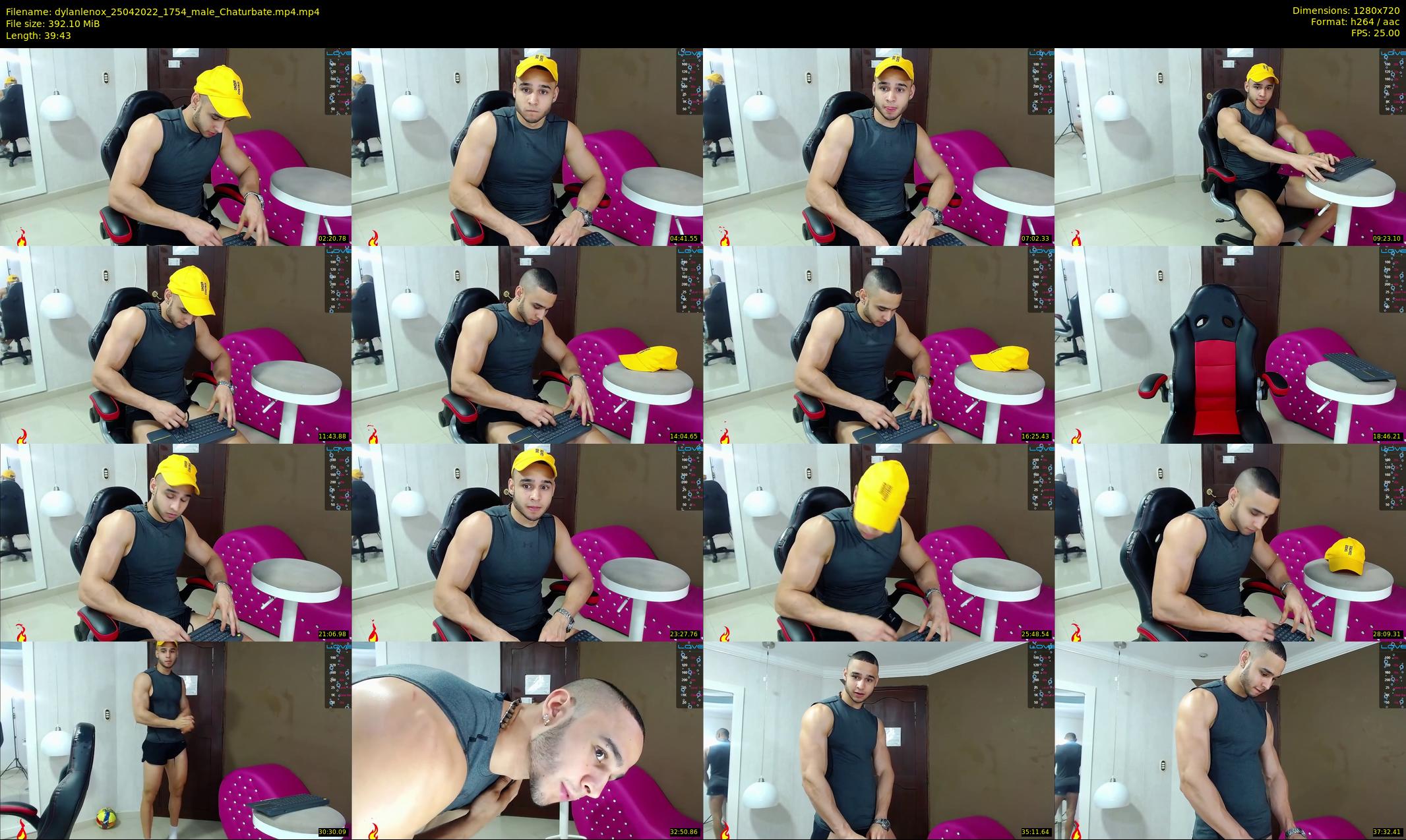 dylanlenox — 40 minute Chaturbate male cam show recording, 720p, Apr 25, 2022