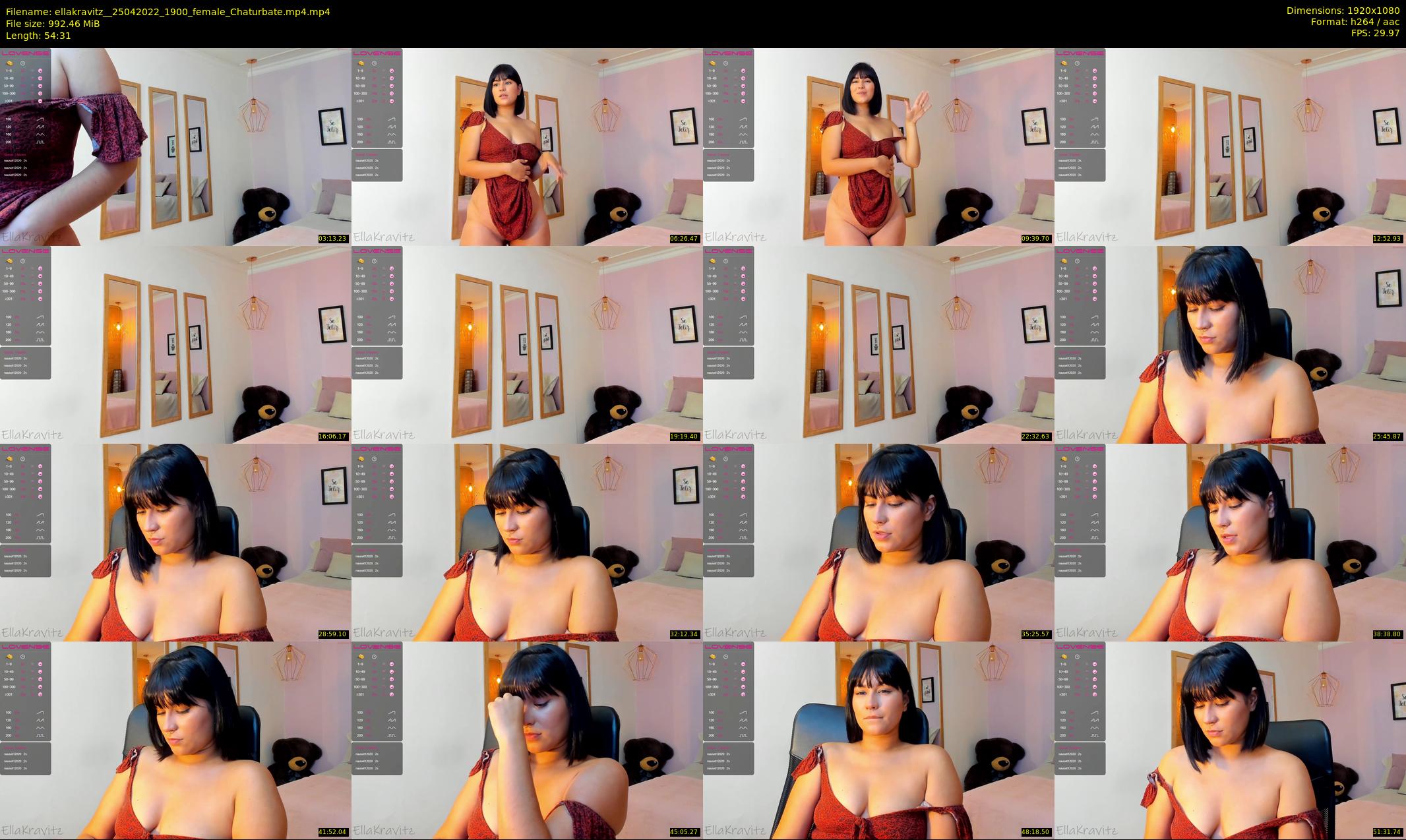 ellakravitz_ — 55 minute Chaturbate female cam show recording, 1080p, Apr 25, 2022