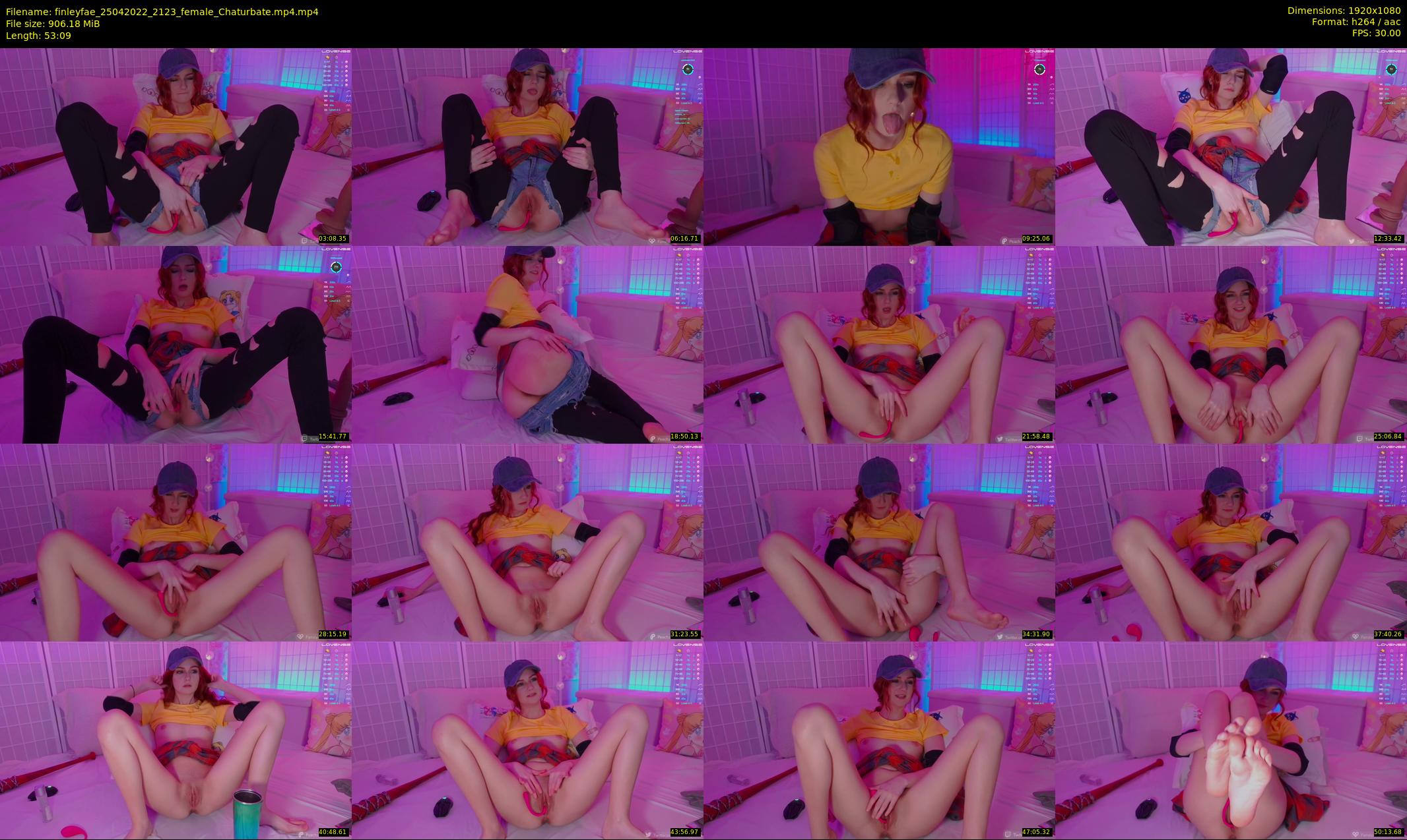 finleyfae — 54 minute Chaturbate female cam show recording, 1080p, Apr 25, 2022