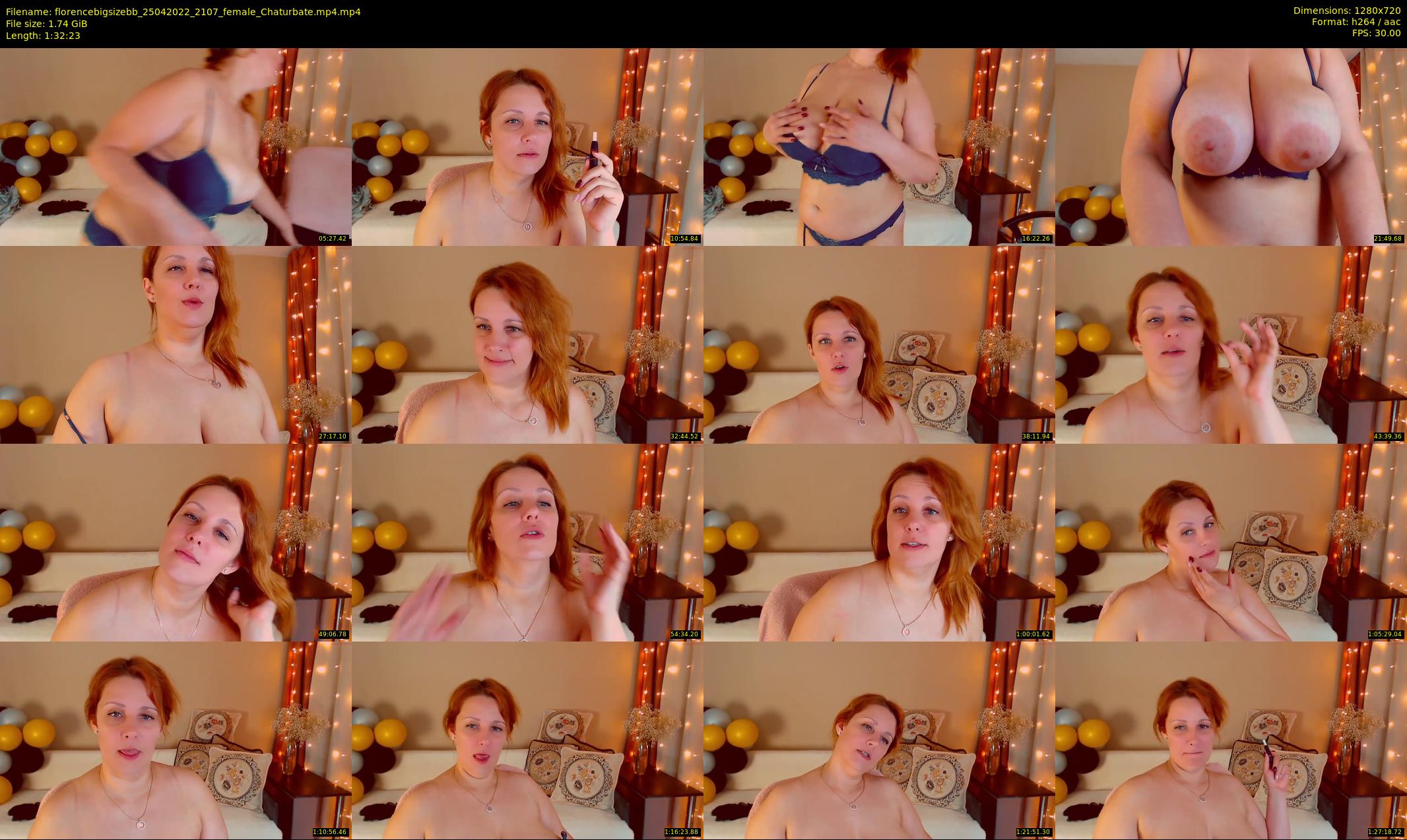 florencebigsizebb — 93 minute Chaturbate female cam show recording, 720p, Apr 25, 2022