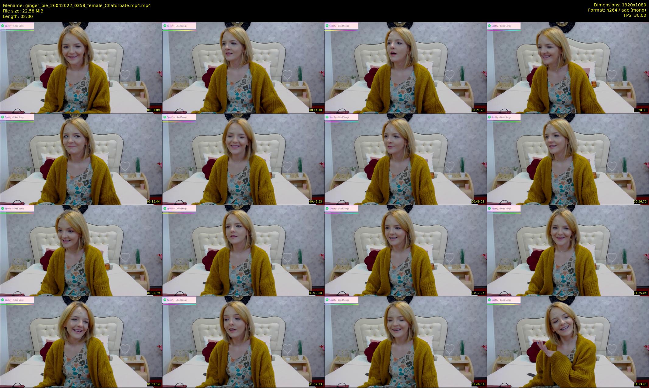 ginger_pie — 2 minute Chaturbate female cam show recording, 1080p, Apr 26, 2022