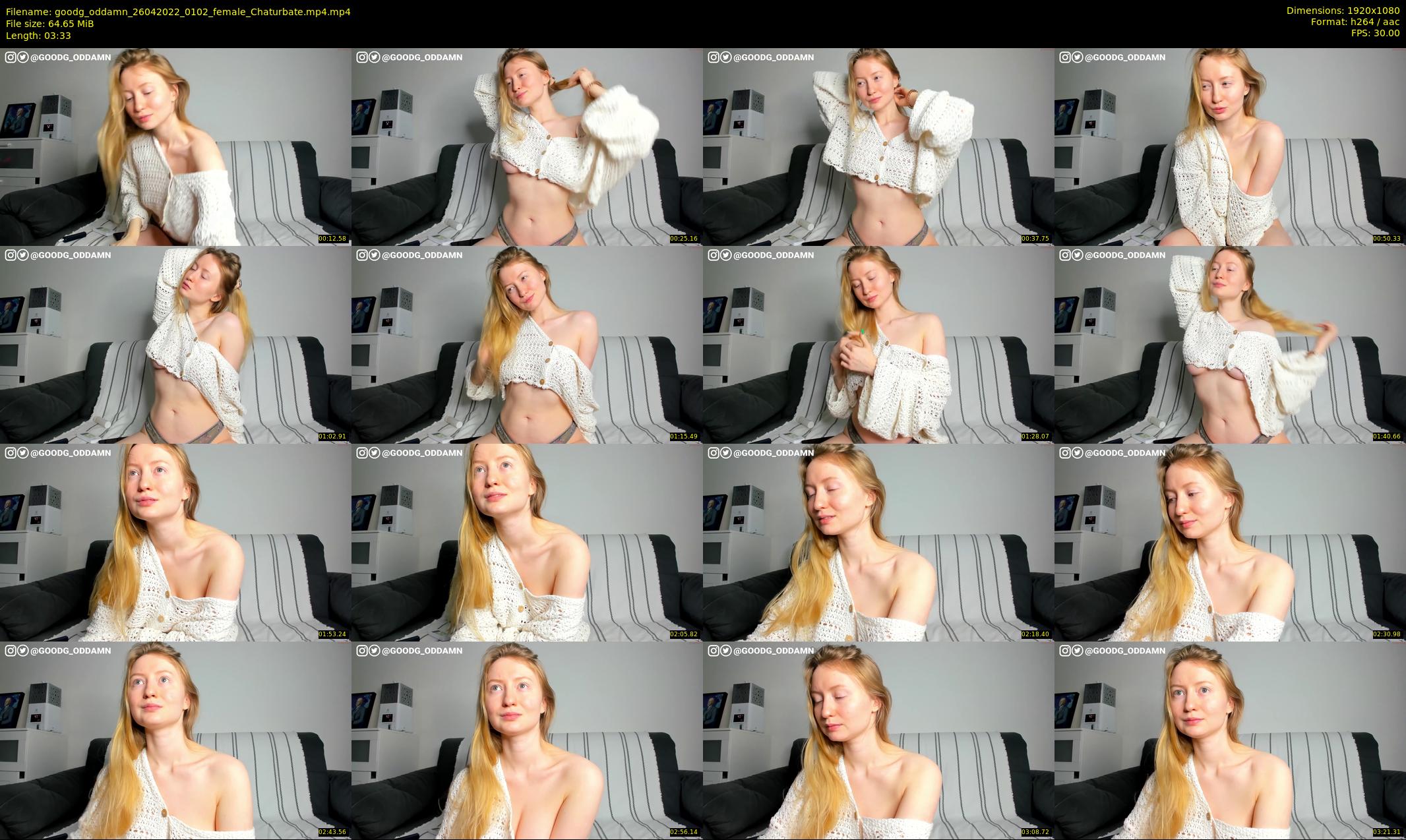 goodg_oddamn — 4 minute Chaturbate female cam show recording, 1080p, Apr 26, 2022