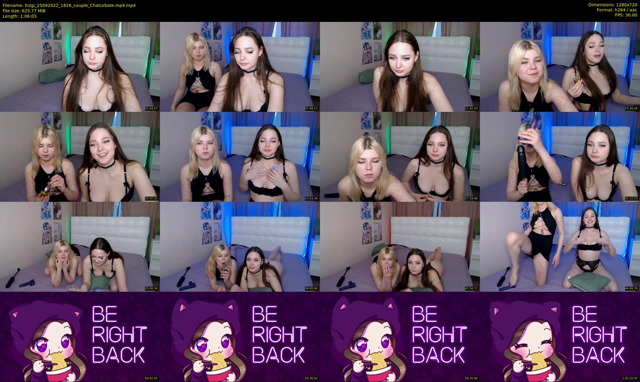 hizgi — 67 minute Chaturbate couple cam show recording, 720p, Apr 25, 2022