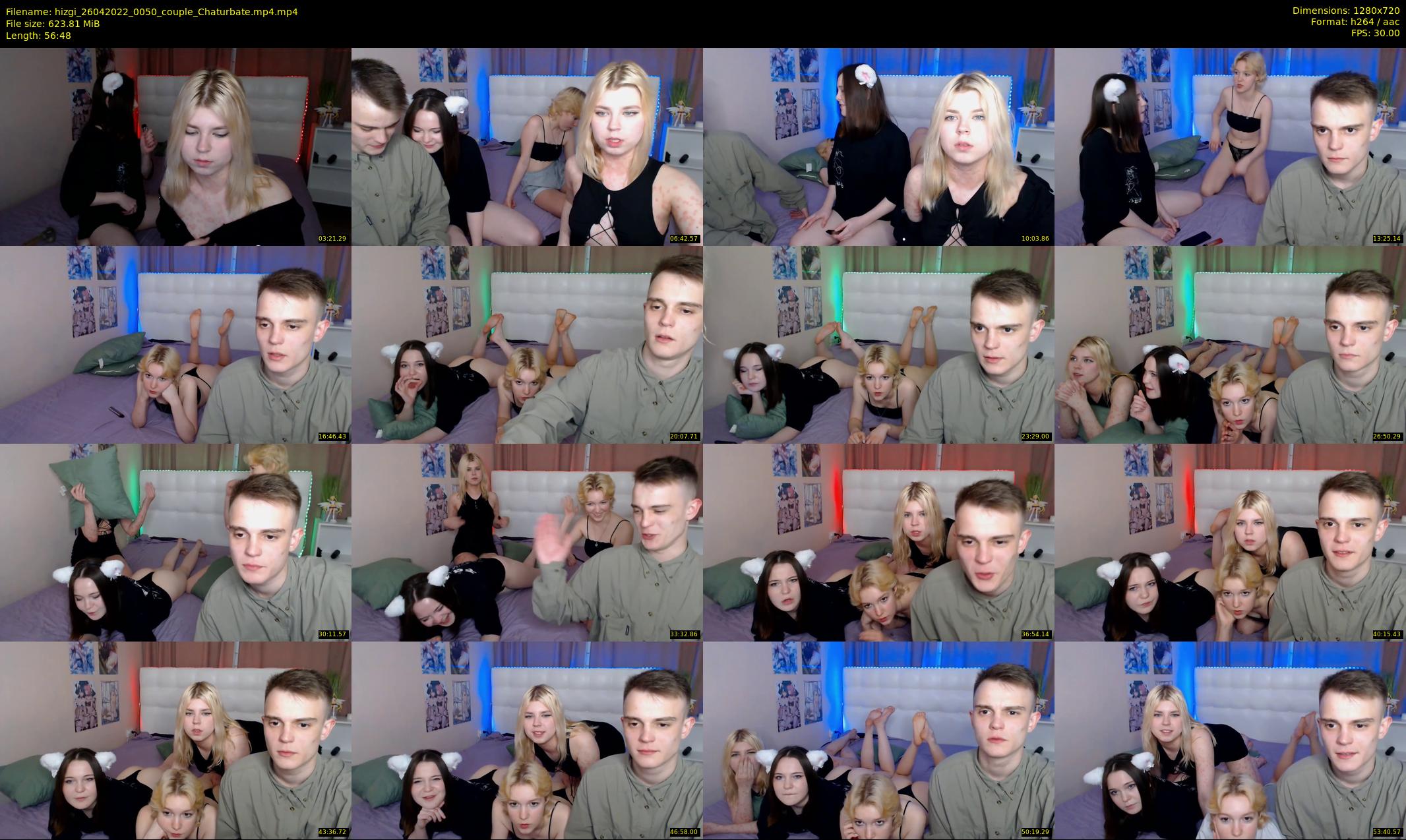 hizgi — 57 minute Chaturbate couple cam show recording, 720p, Apr 26, 2022