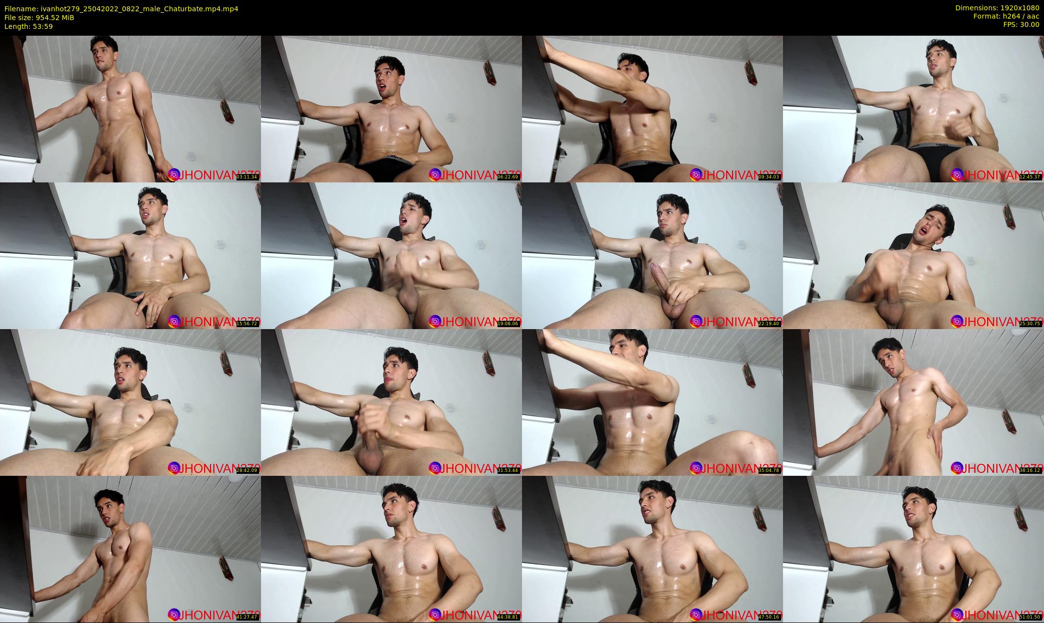 ivanhot279 — 54 minute Chaturbate male cam show recording, 1080p, Apr 25, 2022