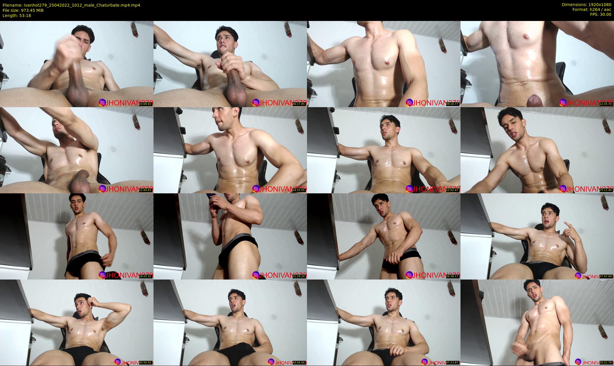 ivanhot279 — 54 minute Chaturbate male cam show recording, 1080p, Apr 25, 2022