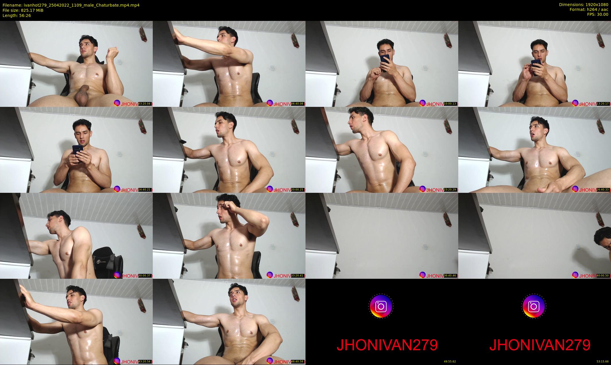 ivanhot279 — 57 minute Chaturbate male cam show recording, 1080p, Apr 25, 2022