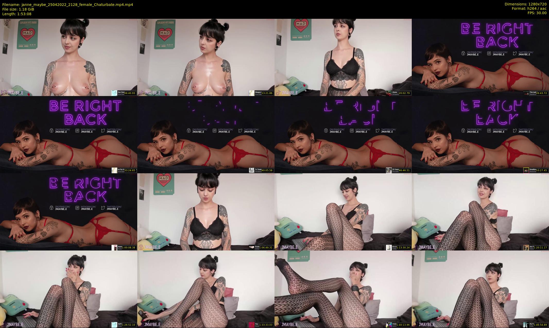 janne_maybe — 114 minute Chaturbate female cam show recording, 720p, Apr 25, 2022