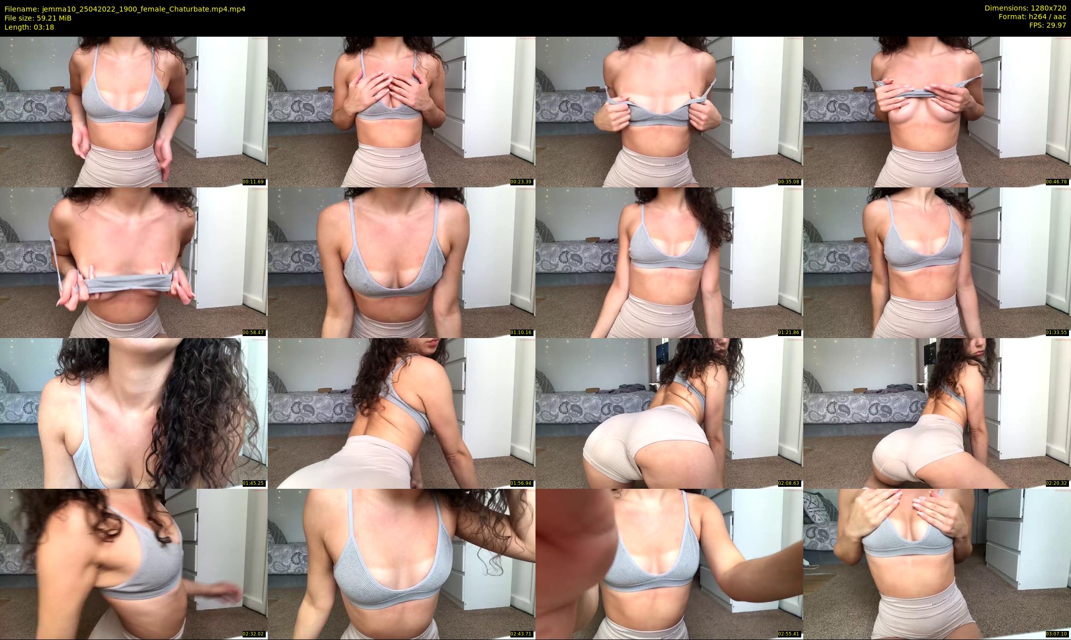 jemma10 — 4 minute Chaturbate female cam show recording, 720p, Apr 25, 2022