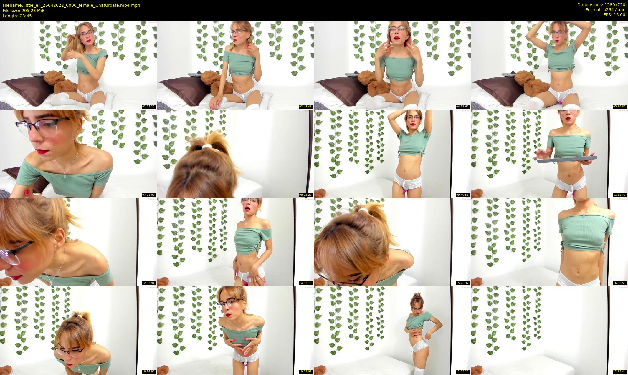 little_eli — 24 minute Chaturbate female cam show recording, 720p, Apr 26, 2022