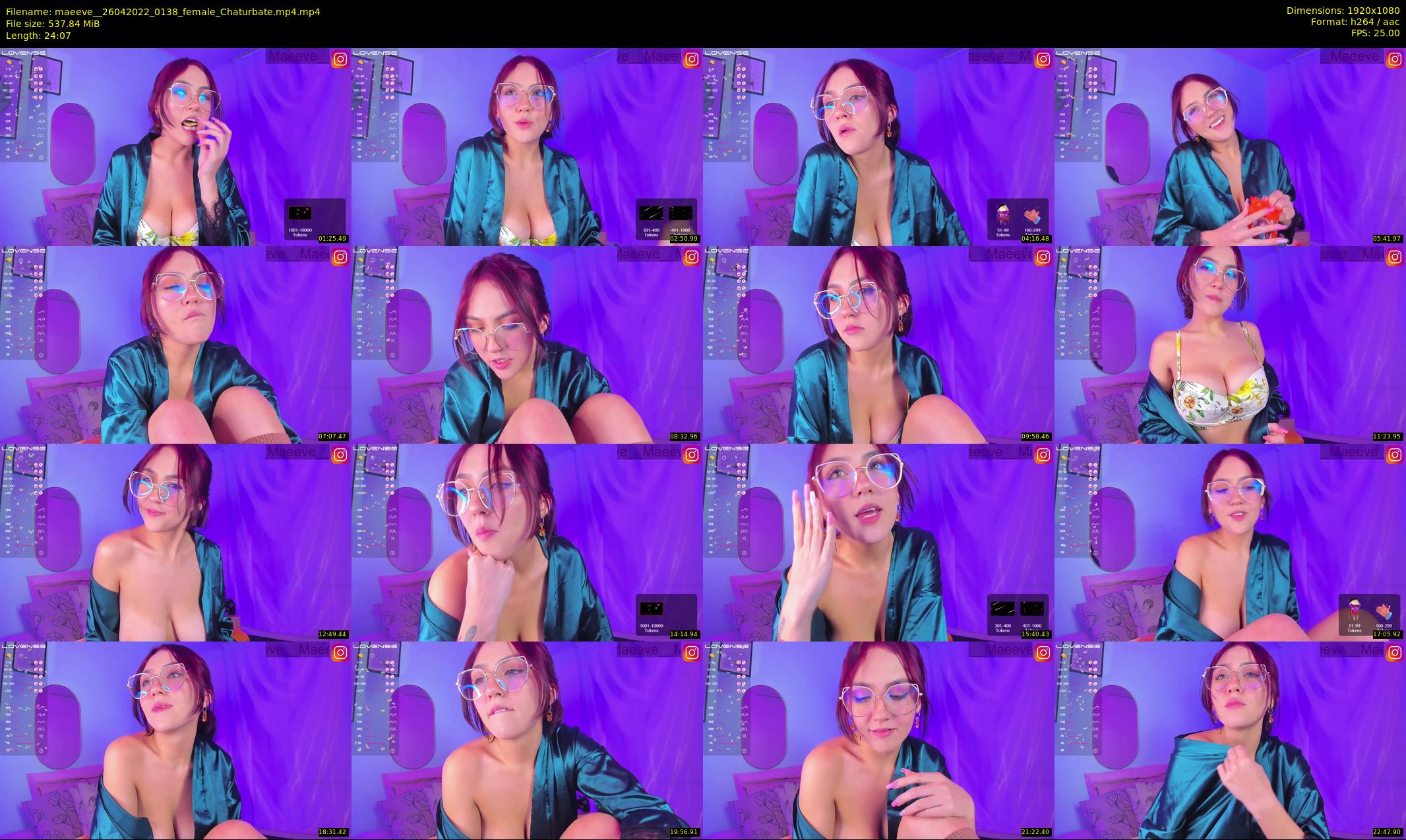 maeeve_ — 25 minute Chaturbate female cam show recording, 1080p, Apr 26, 2022