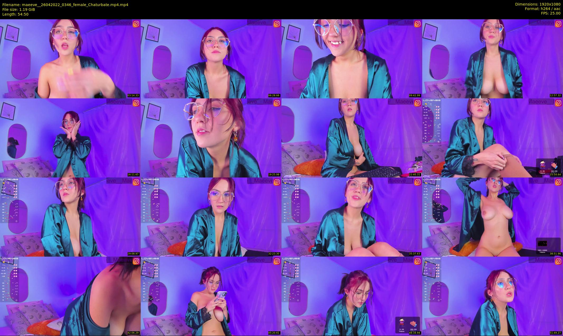 maeeve_ — 55 minute Chaturbate female cam show recording, 1080p, Apr 26, 2022