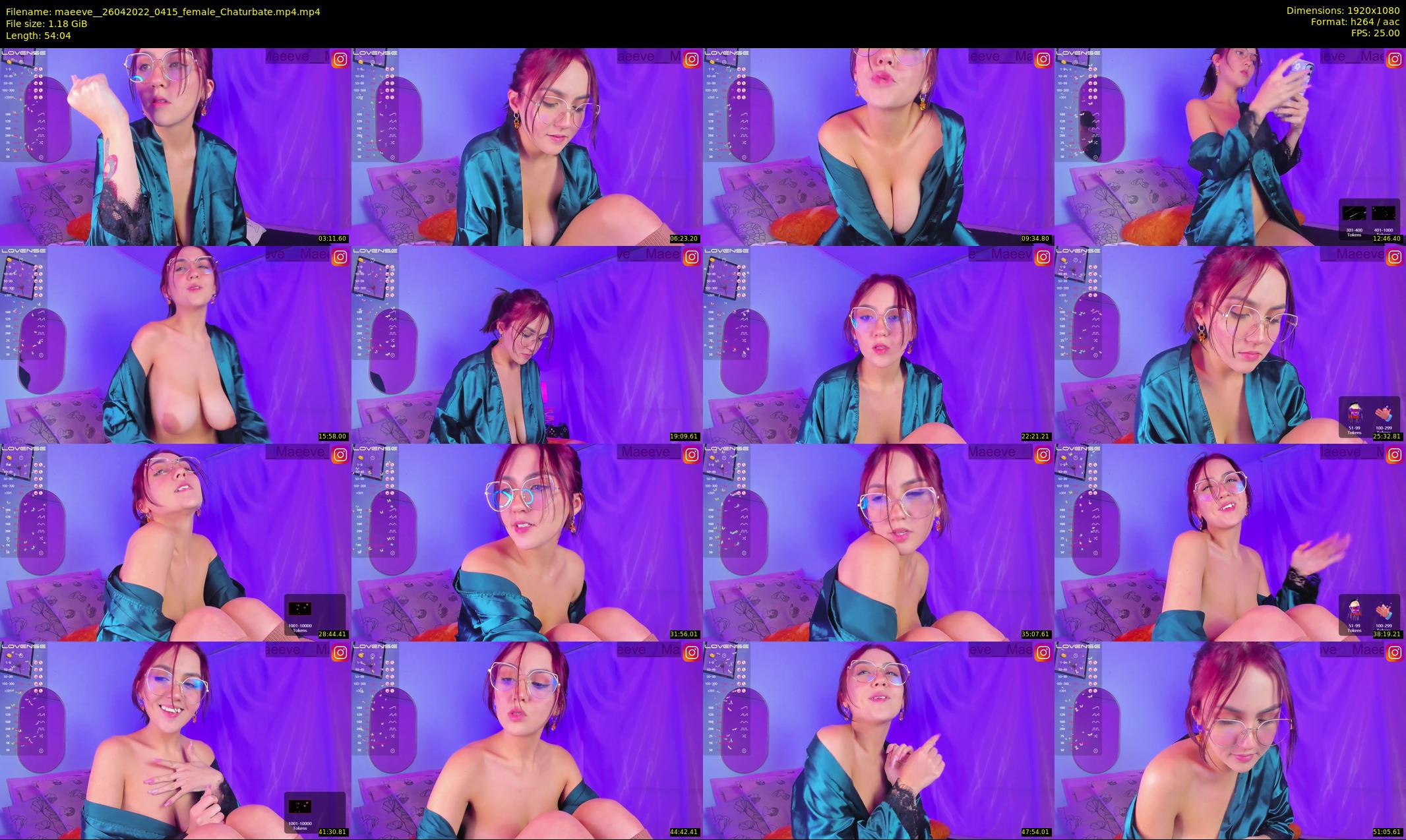maeeve_ — 55 minute Chaturbate female cam show recording, 1080p, Apr 26, 2022
