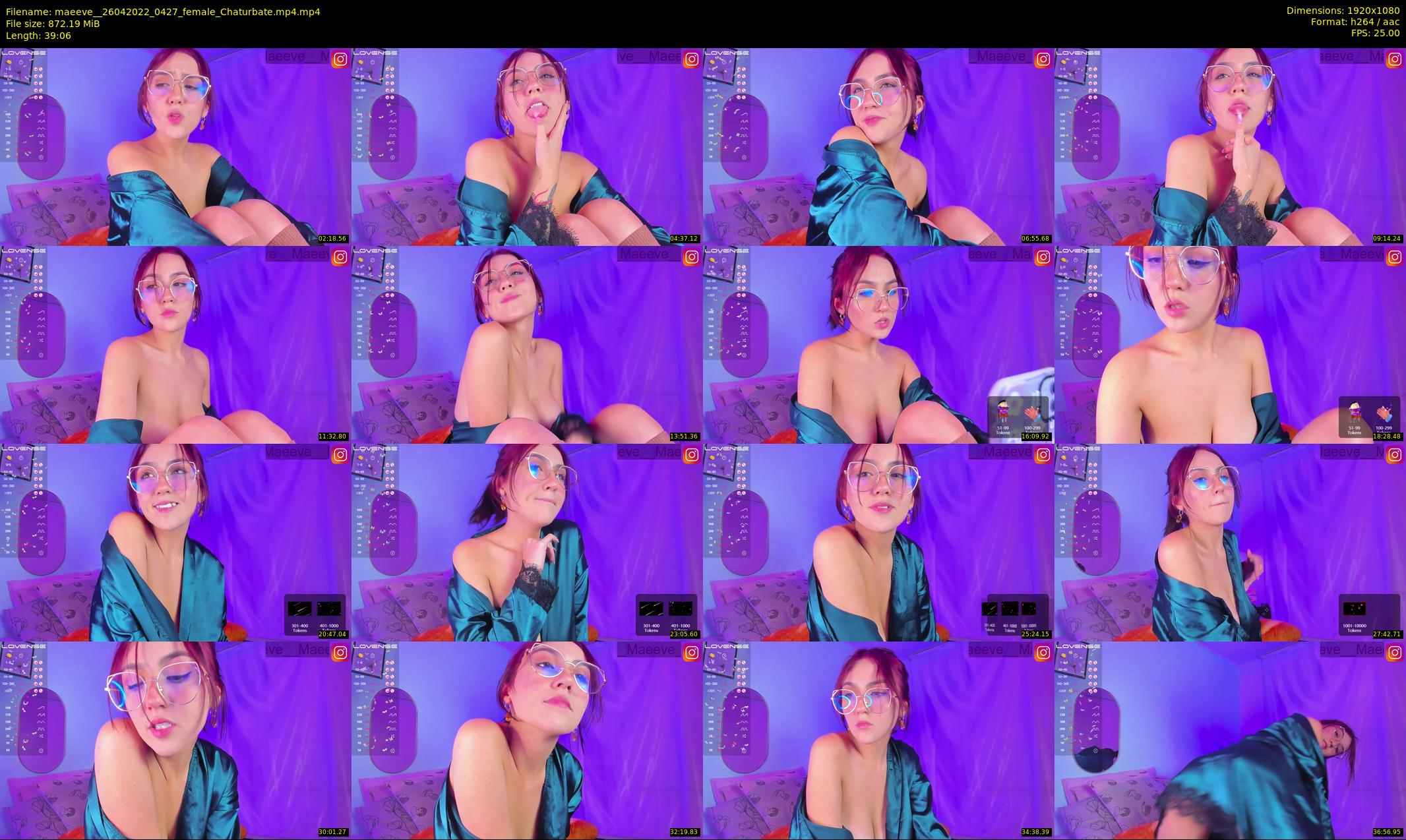 maeeve_ — 40 minute Chaturbate female cam show recording, 1080p, Apr 26, 2022