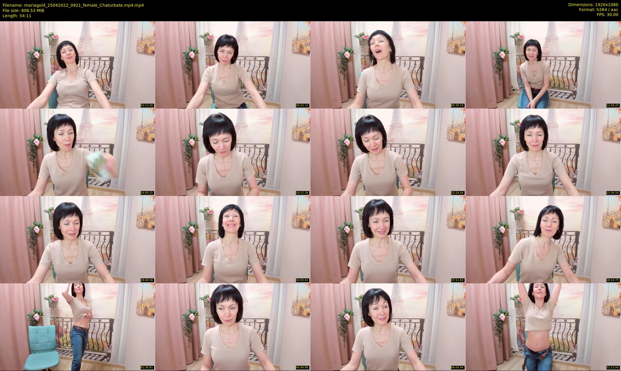 mariagold — 55 minute Chaturbate female cam show recording, 1080p, Apr 25, 2022