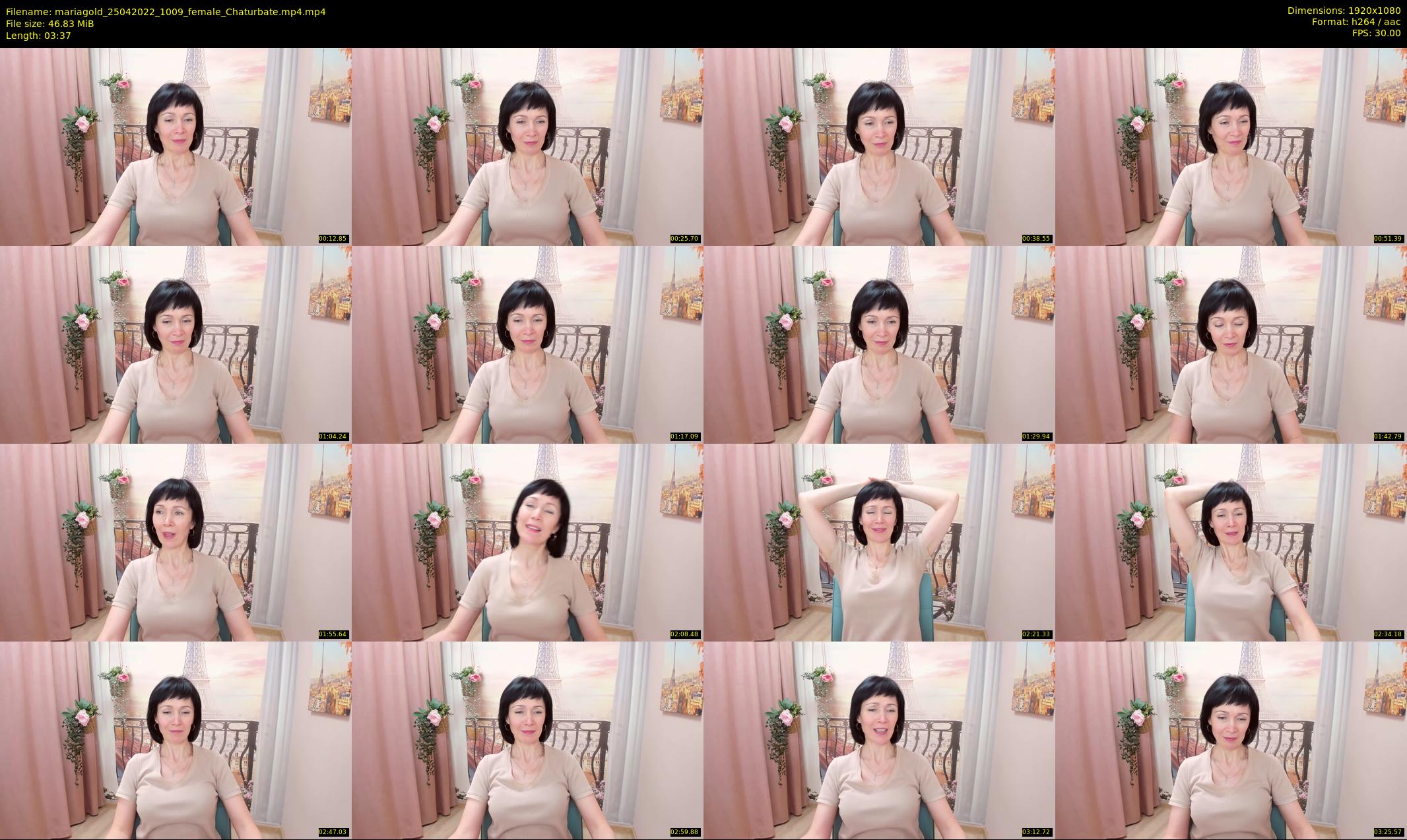 mariagold — 4 minute Chaturbate female cam show recording, 1080p, Apr 25, 2022