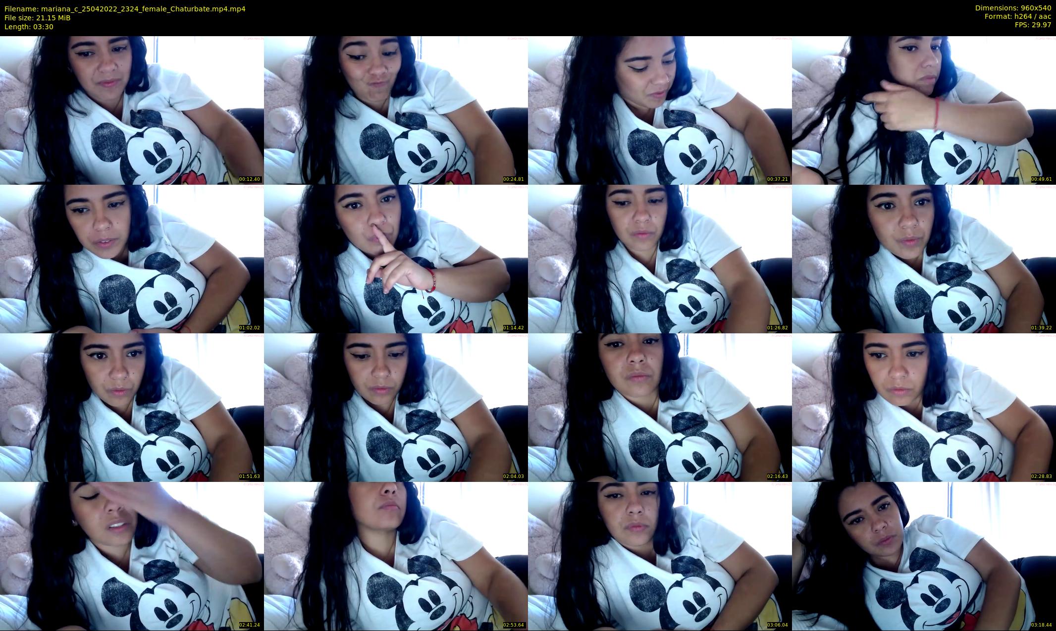 mariana_c — 4 minute Chaturbate female cam show recording, 480p, Apr 25, 2022