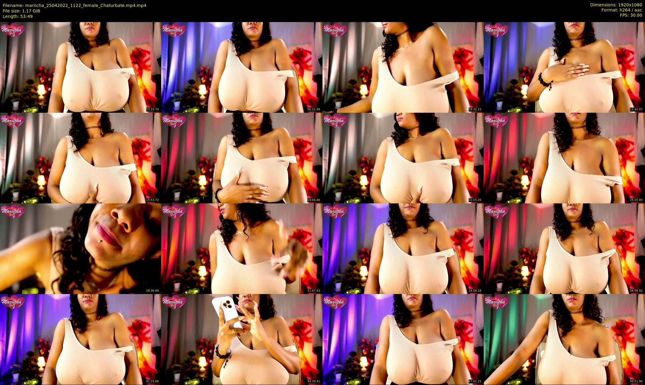 mariicha — 54 minute Chaturbate female cam show recording, 1080p, Apr 25, 2022