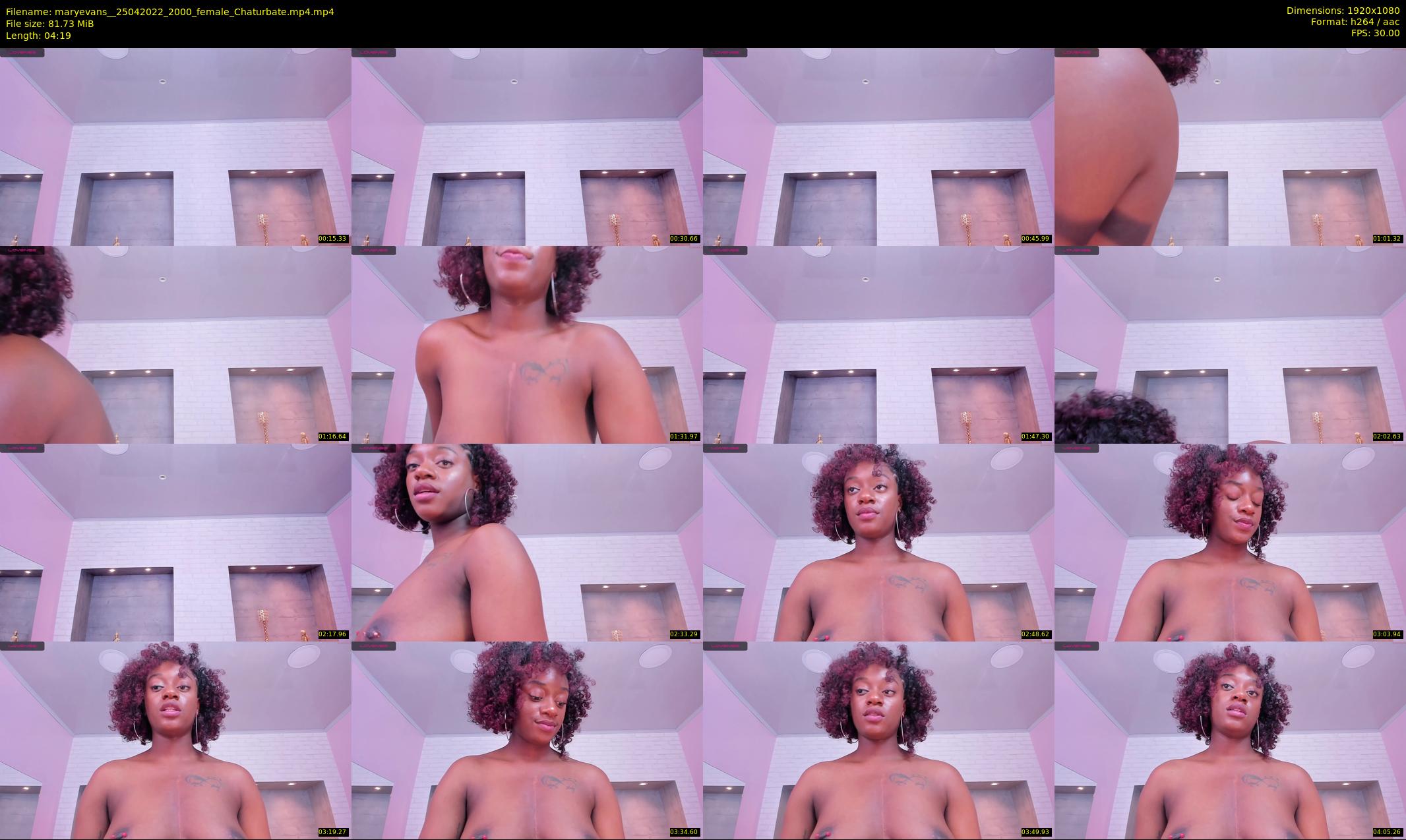 maryevans_ — 5 minute Chaturbate female cam show recording, 1080p, Apr 25, 2022