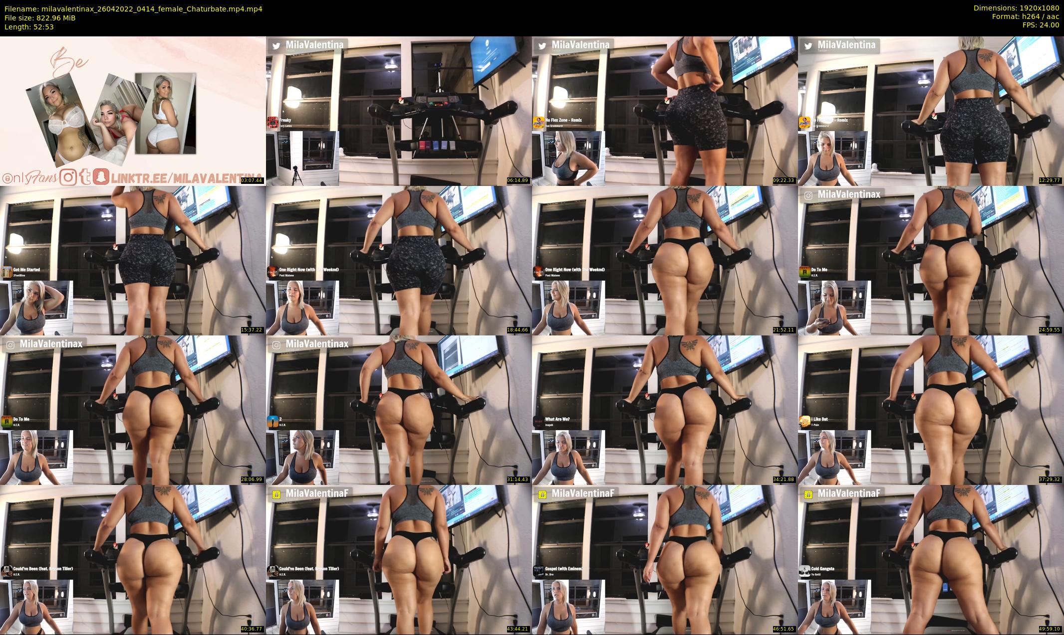 milavalentinax — 53 minute Chaturbate female cam show recording, 1080p, Apr 26, 2022