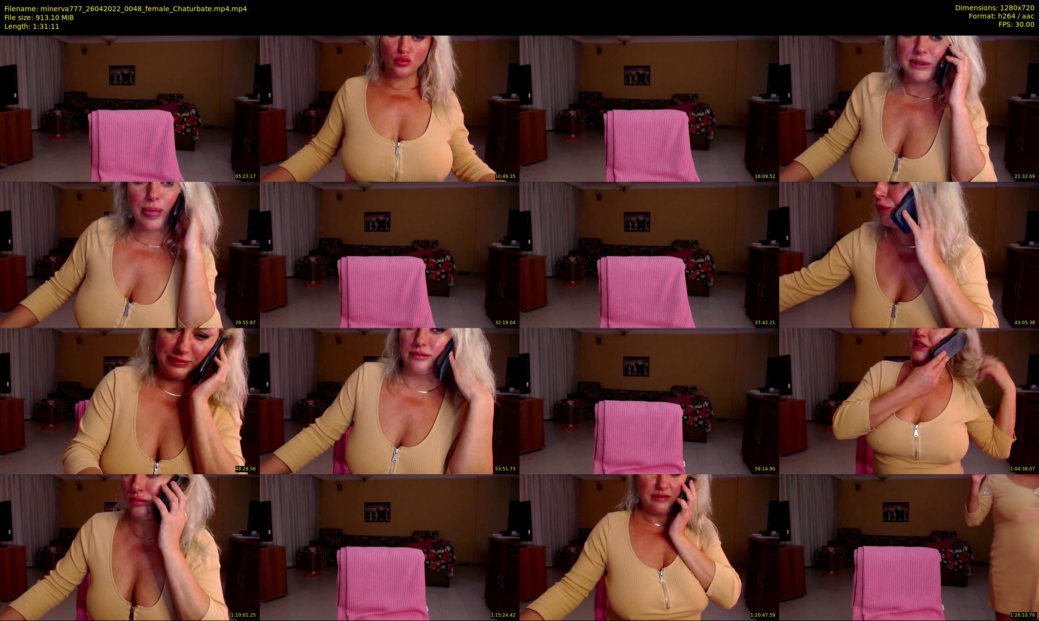 minerva777 — 92 minute Chaturbate female cam show recording, 720p, Apr 26, 2022